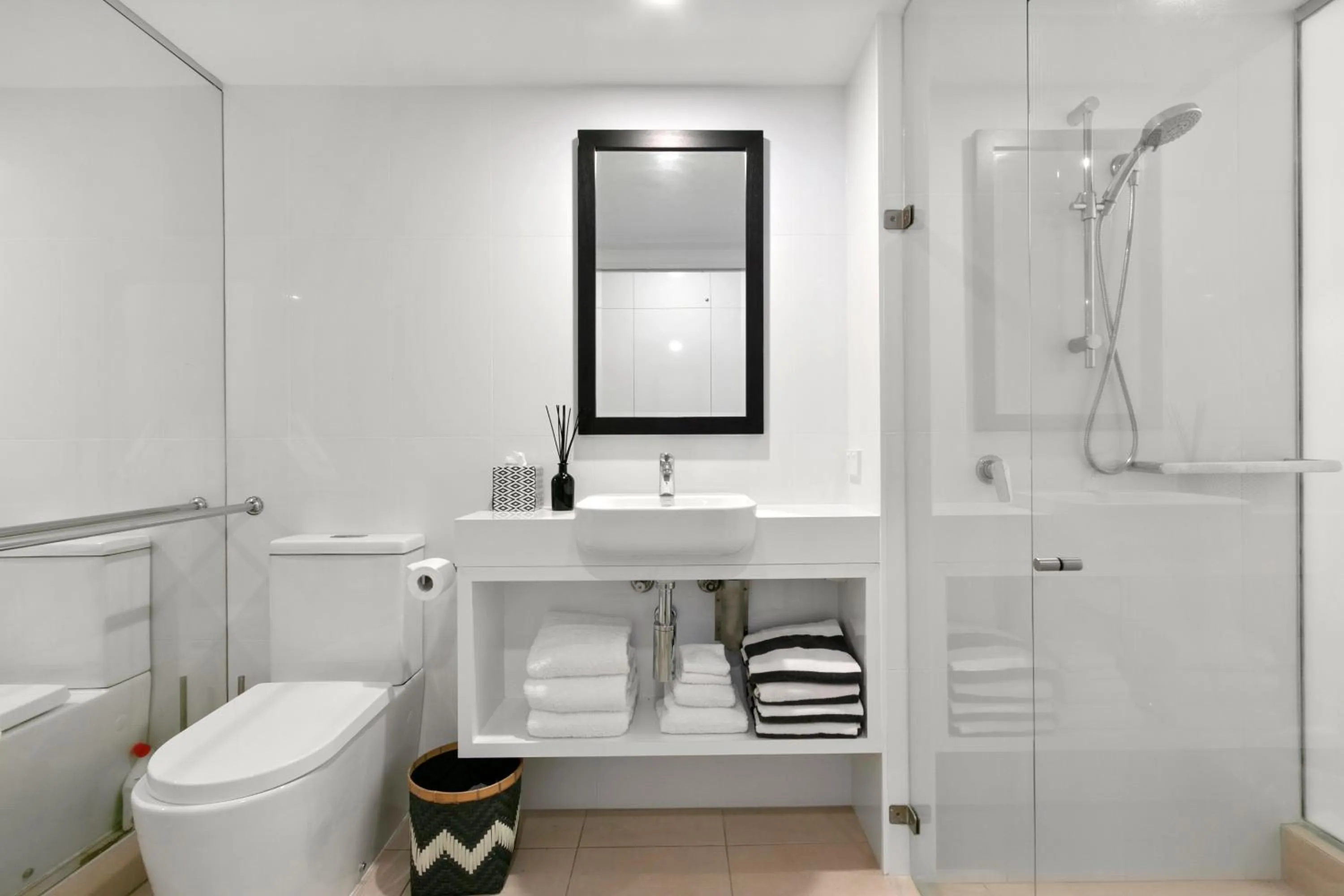 Bathroom in Elysium Private Apartments at Beach Club & Spa