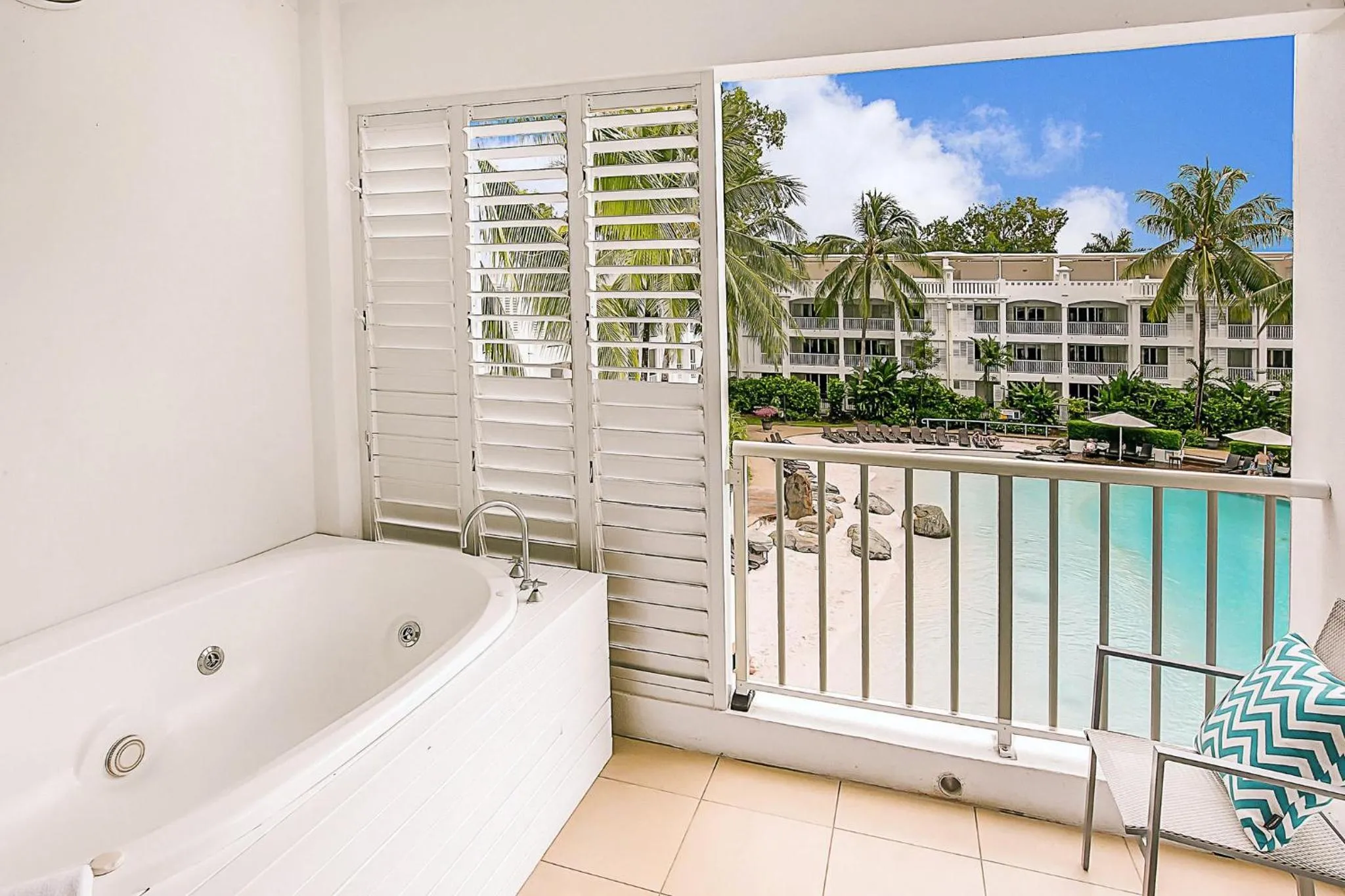 Balcony/Terrace in Elysium Private Apartments at Beach Club & Spa