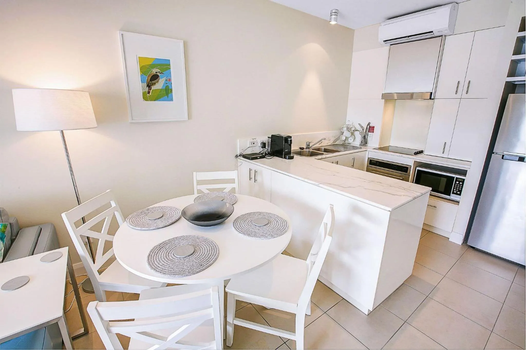Kitchen or kitchenette in Elysium Private Apartments at Beach Club & Spa
