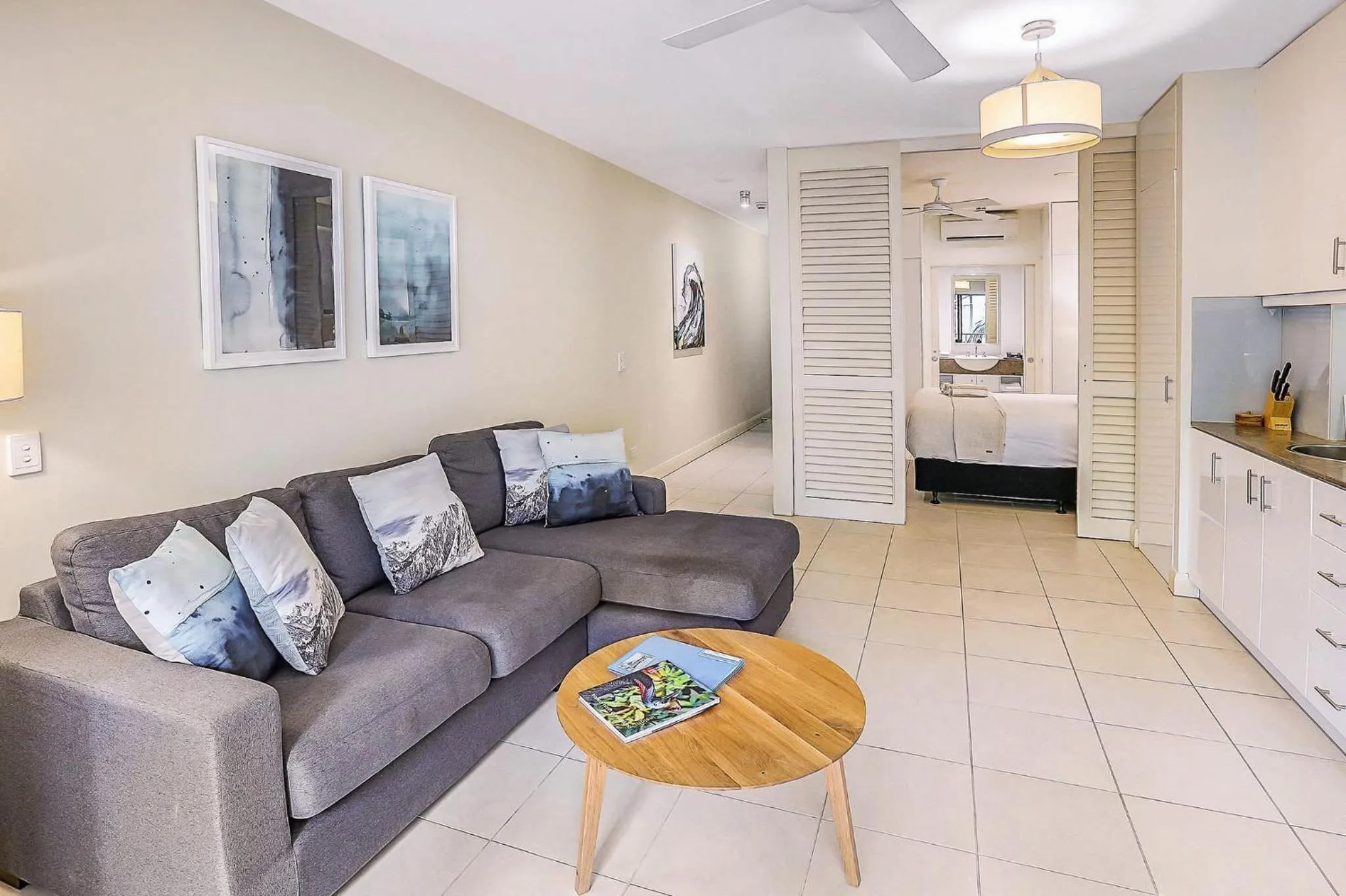 Kitchen or kitchenette in Elysium Private Apartments at Beach Club & Spa