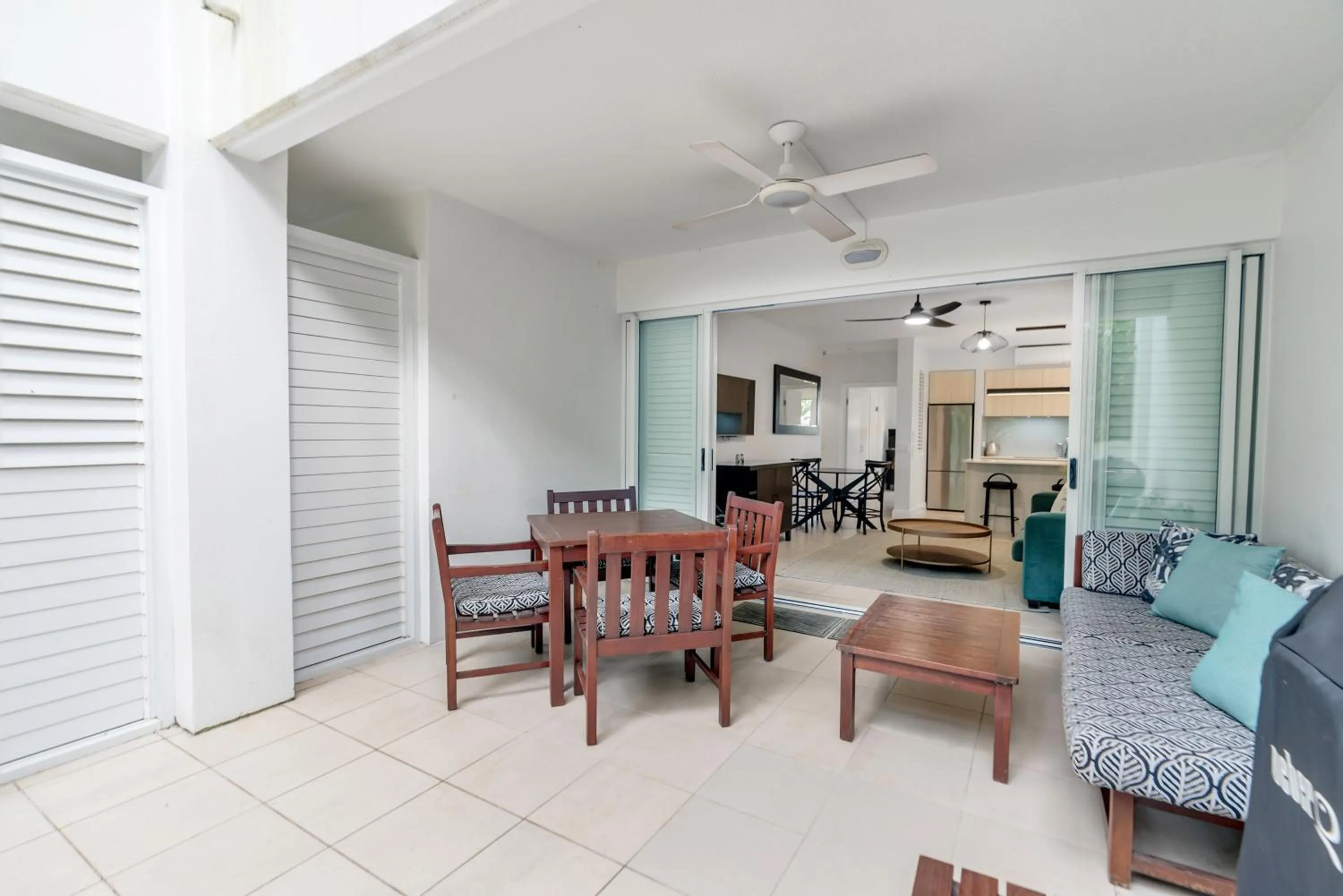 Patio in Elysium Private Apartments at Beach Club & Spa