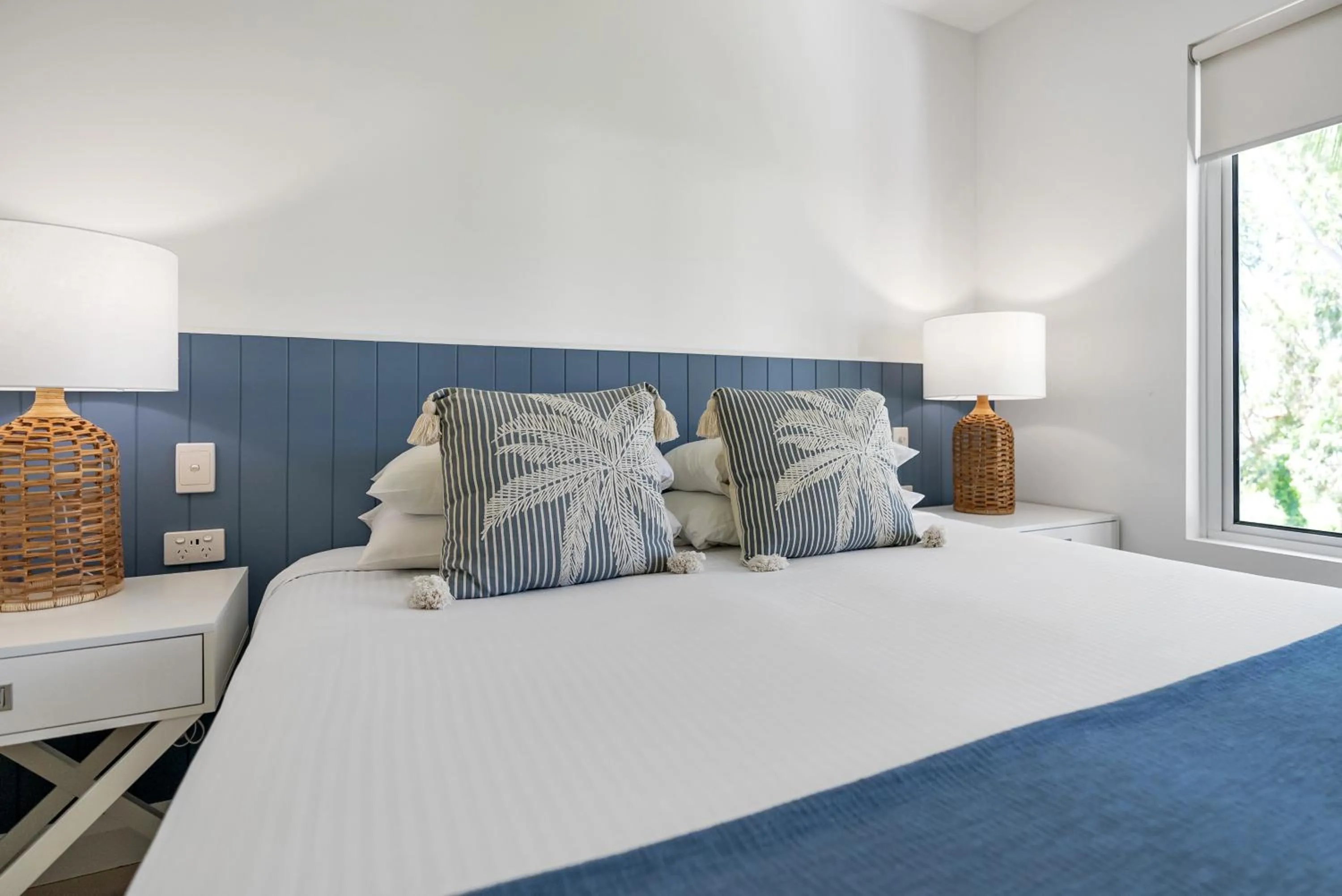 Bed in Elysium Private Apartments at Beach Club & Spa