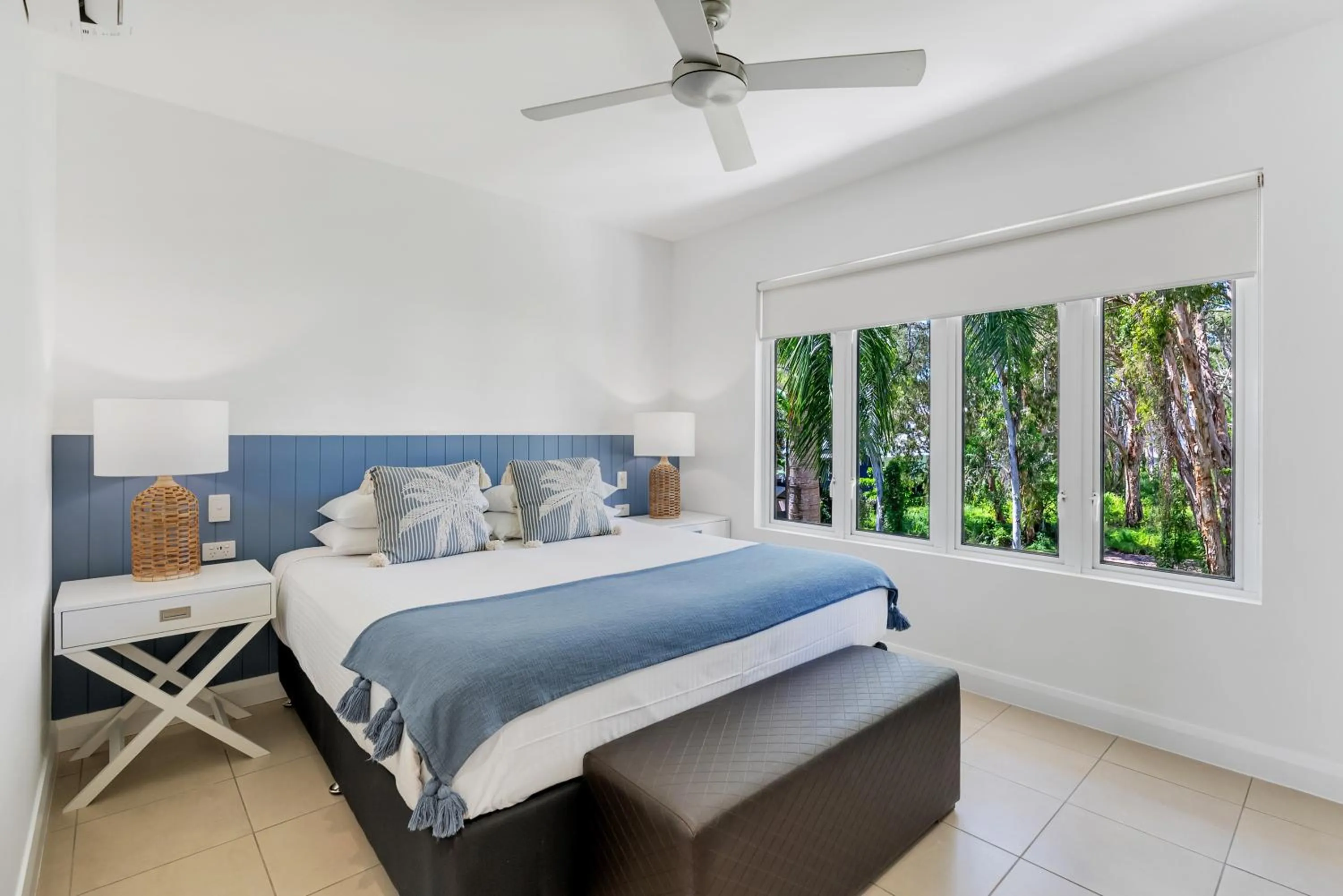 Bed in Elysium Private Apartments at Beach Club & Spa