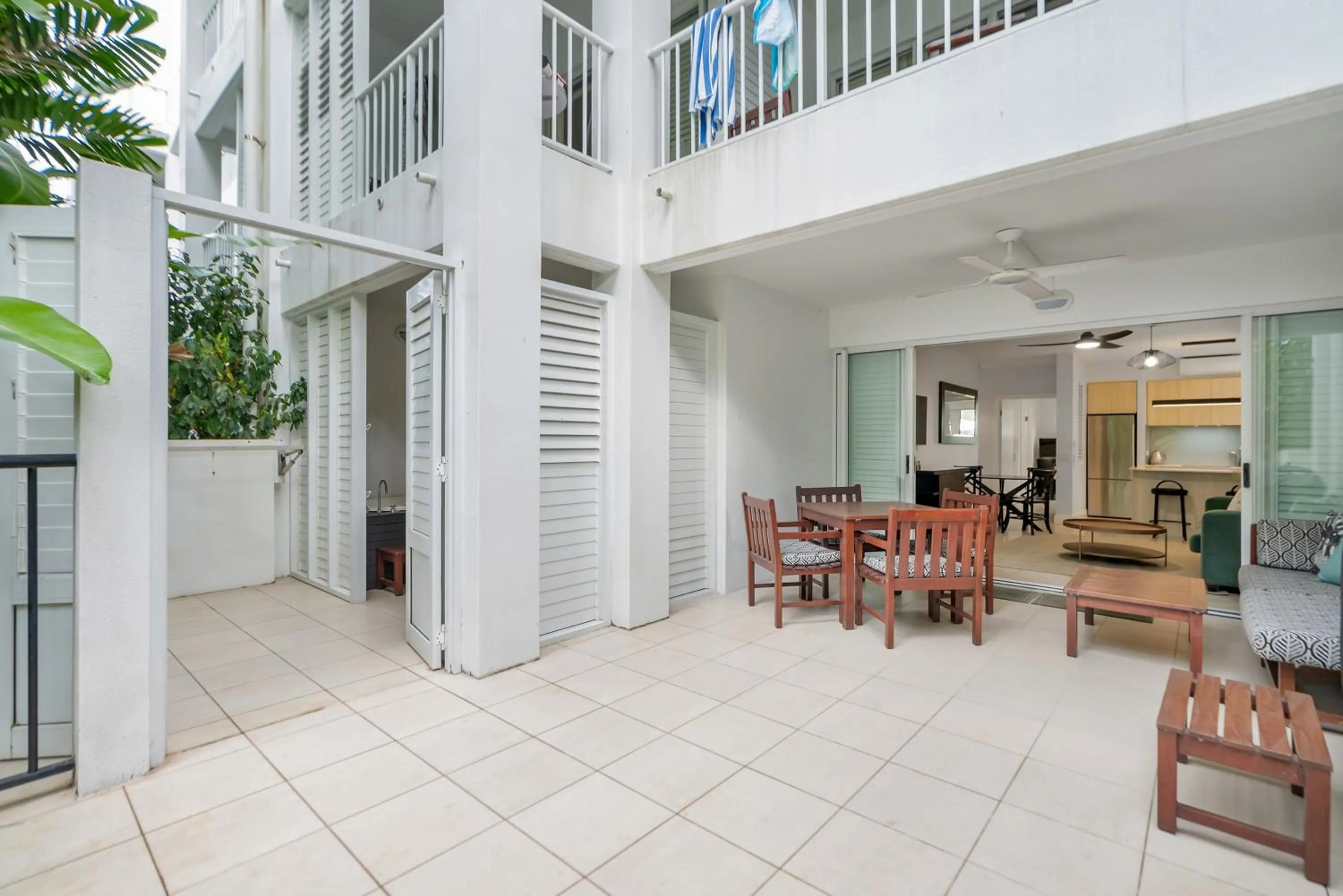 Patio in Elysium Private Apartments at Beach Club & Spa
