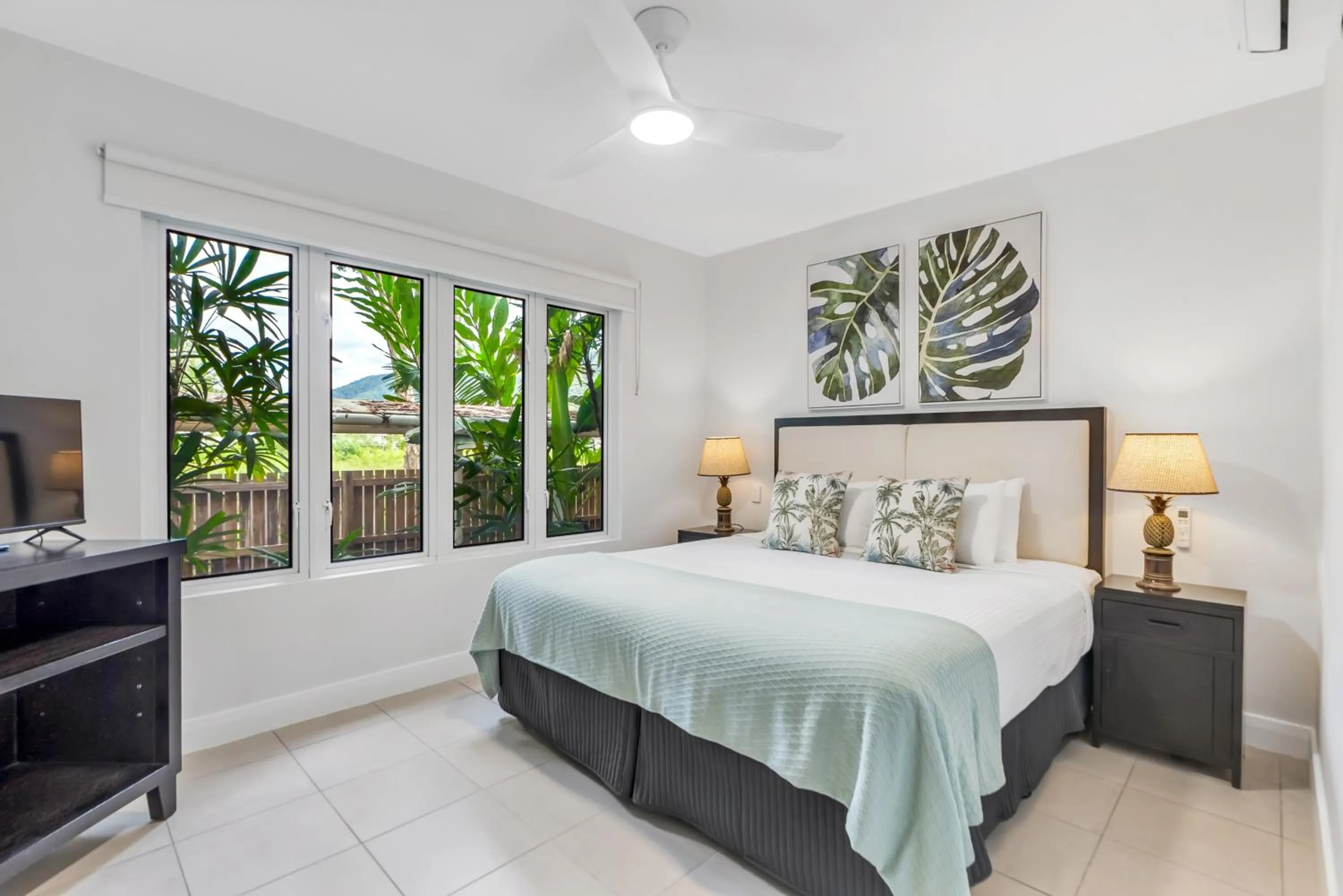 Bed in Elysium Private Apartments at Beach Club & Spa