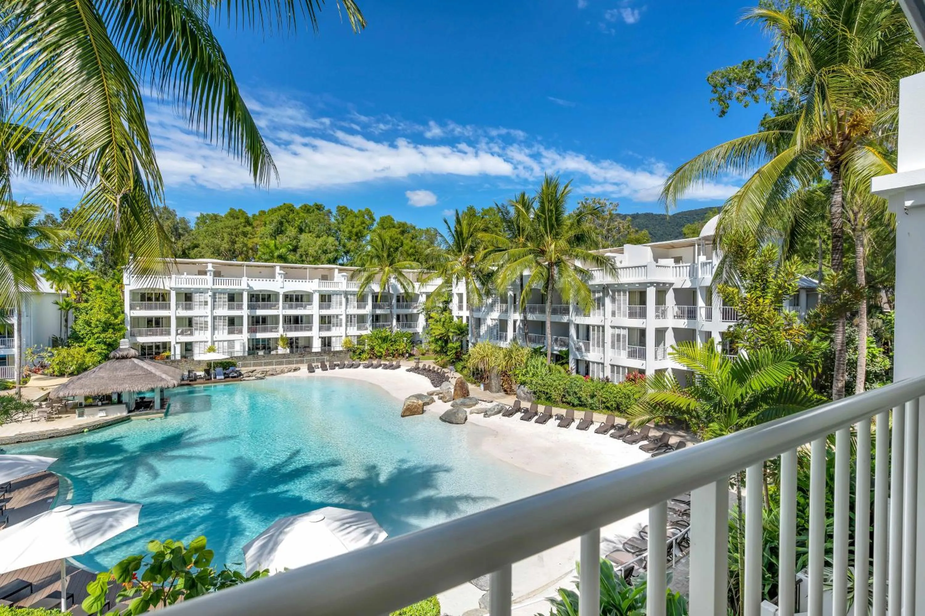 Pool view in Elysium Private Apartments at Beach Club & Spa
