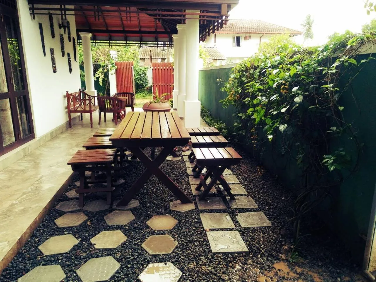 Garden in River Breeze Villa Bentota