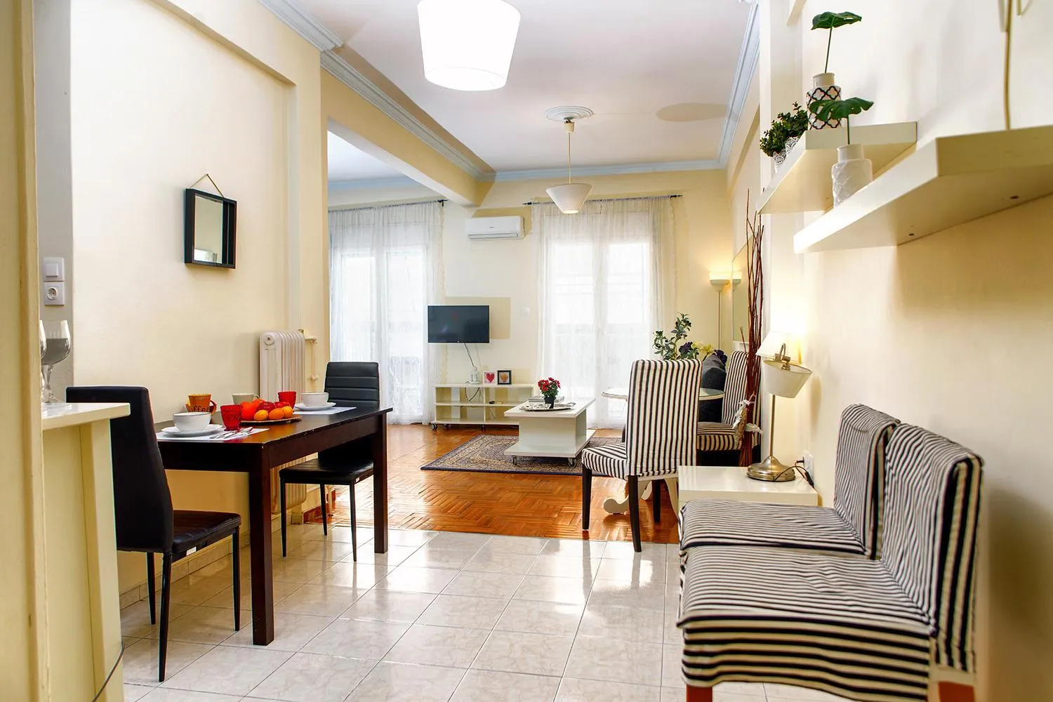 TV and multimedia in Acropolis Lovely Flat in Plaka