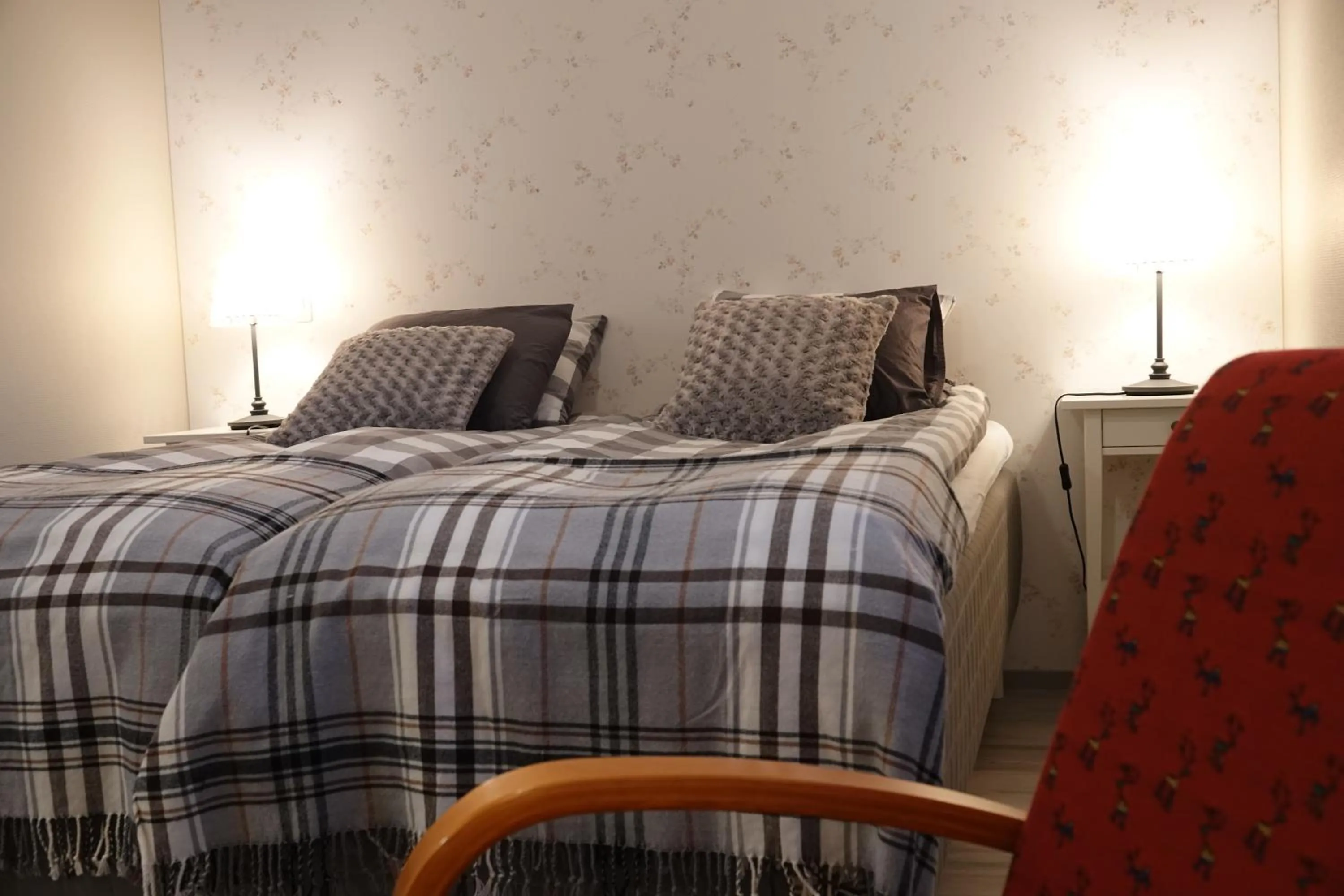 Bed in Kierinki Village Majatalo