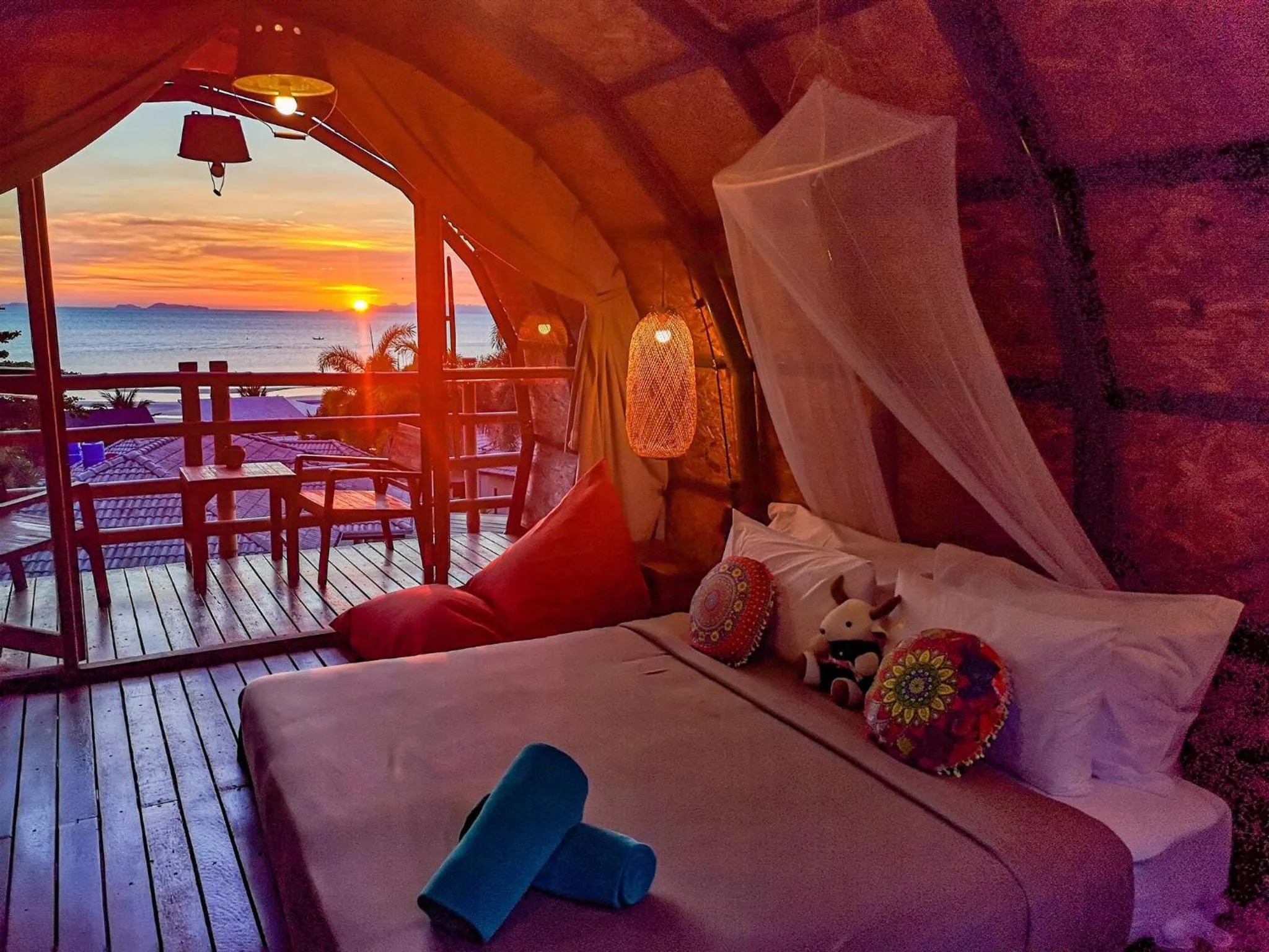 View (from property/room), Bed in The Mud - Eco Hotel