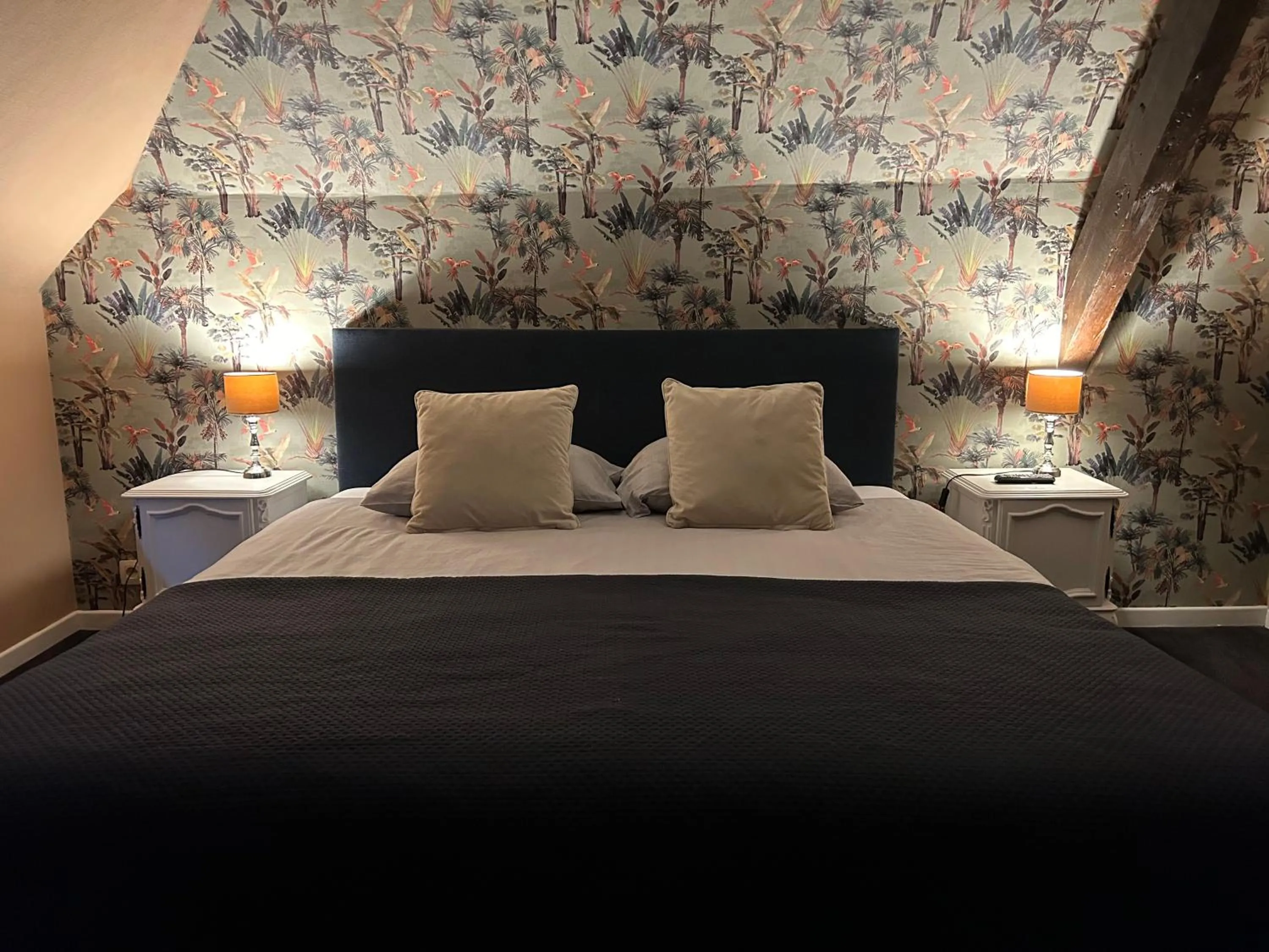 Bed in Hotel Vredehof