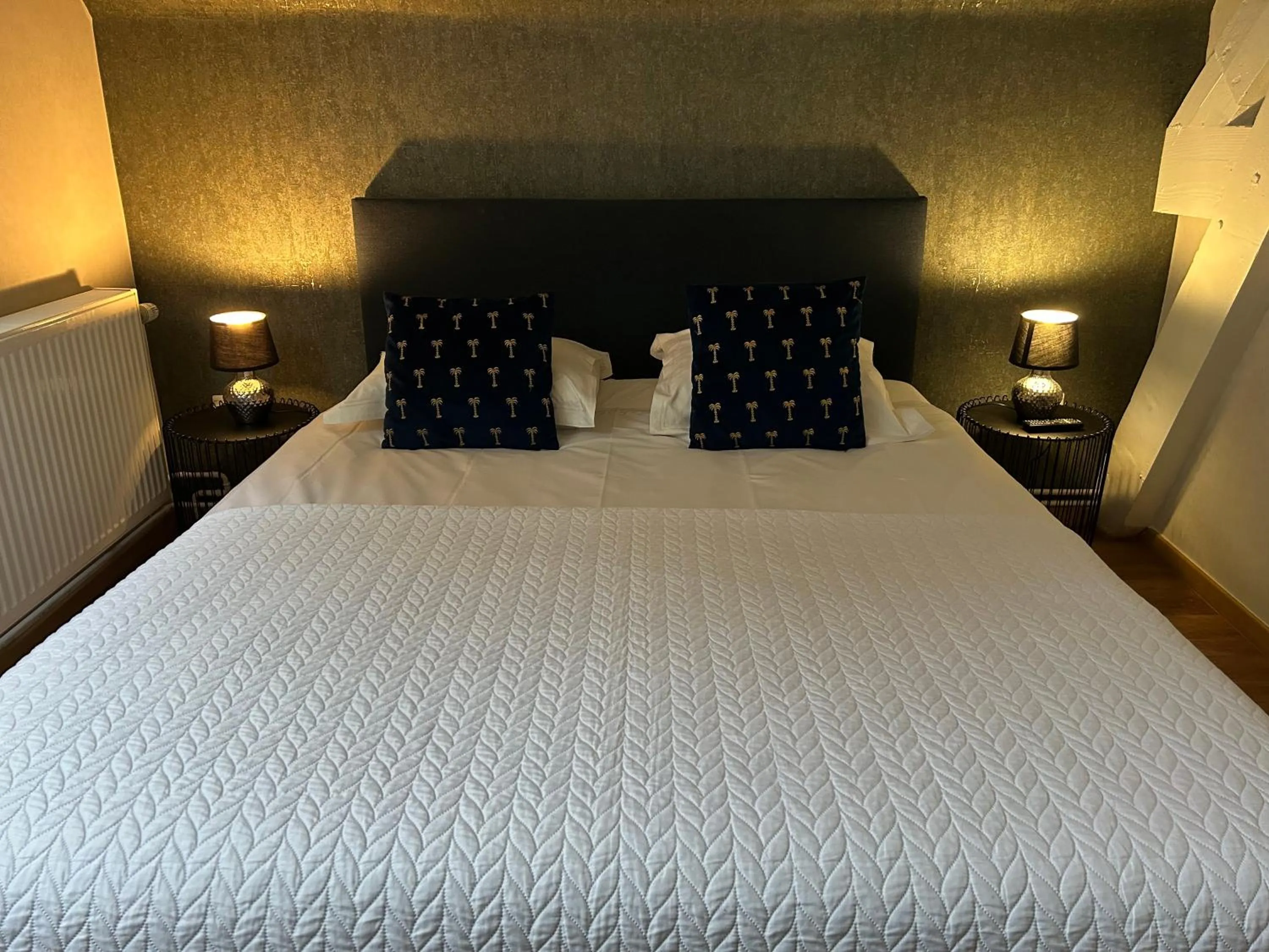 Bed in Hotel Vredehof