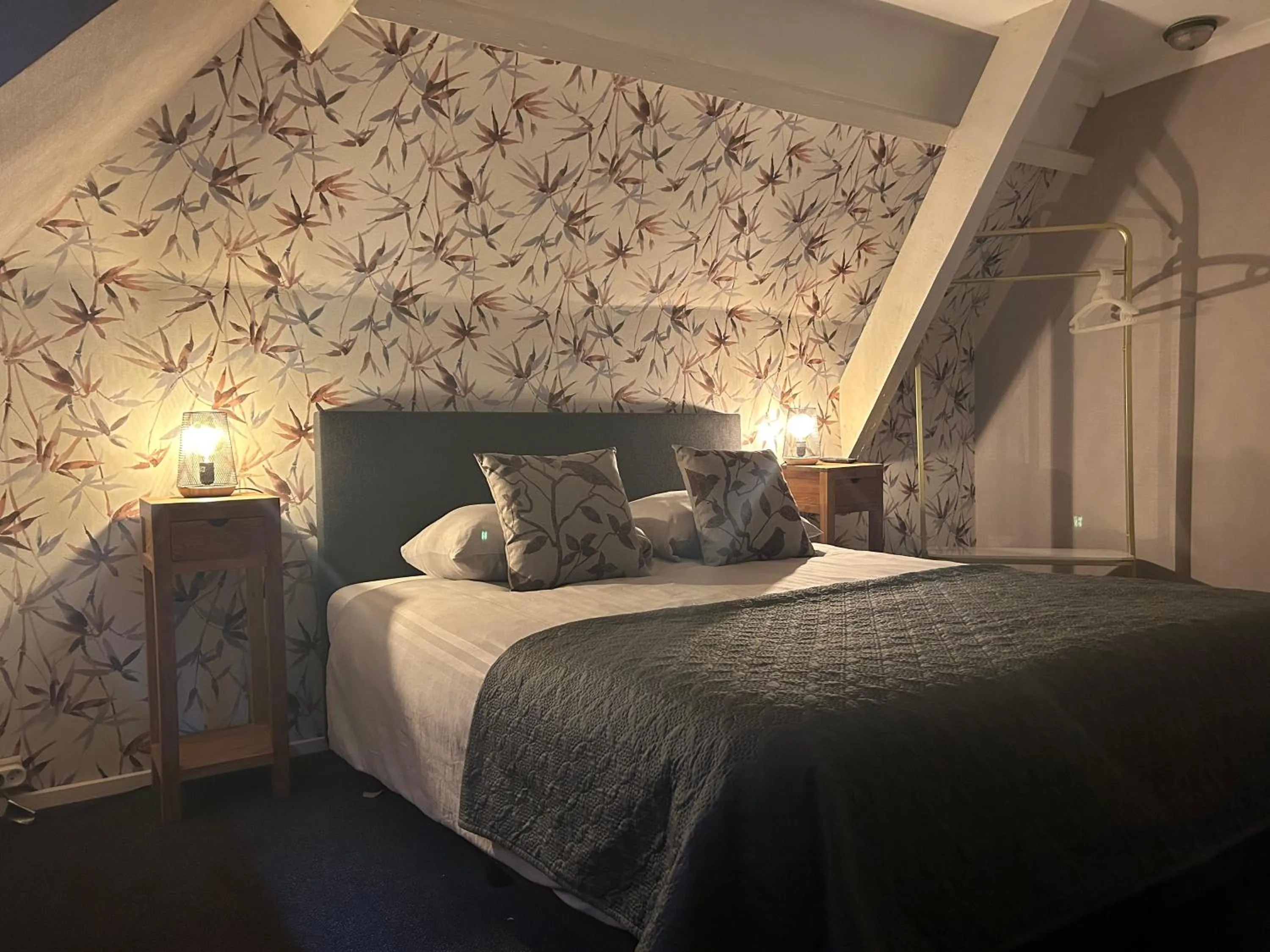 Bed in Hotel Vredehof