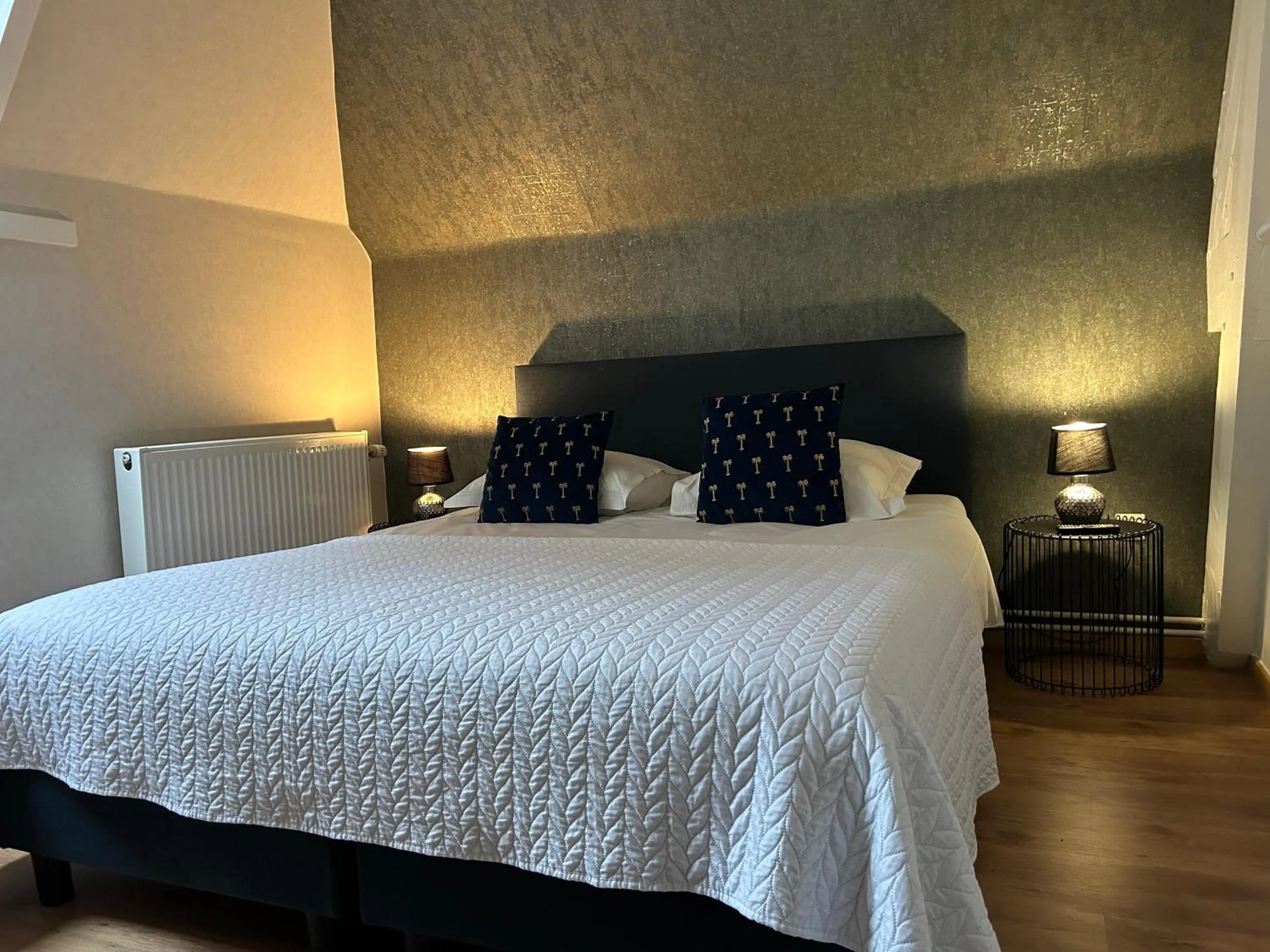 Bed in Hotel Vredehof