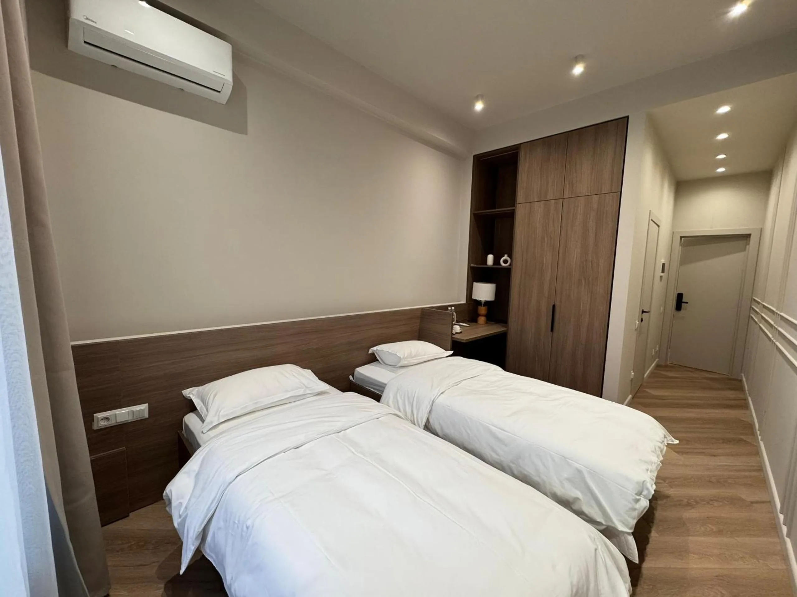 Bed in Bugu Hotel Bishkek