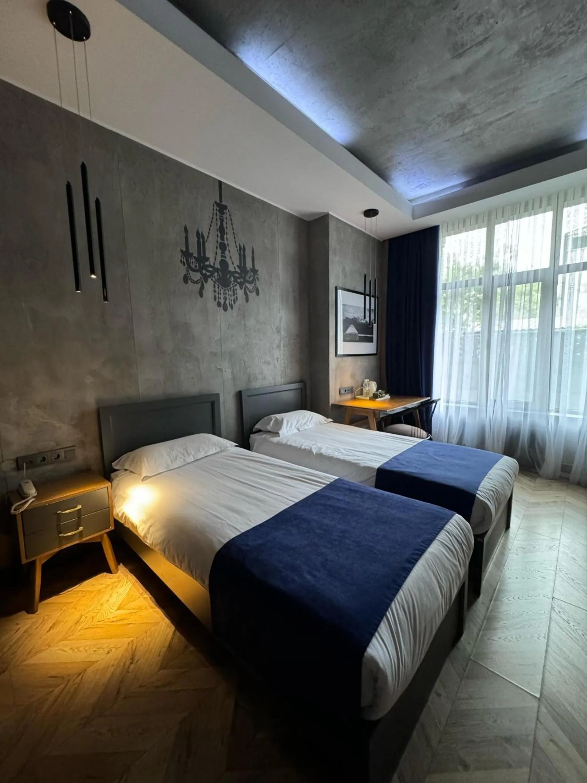 Bed in Bugu Hotel Bishkek