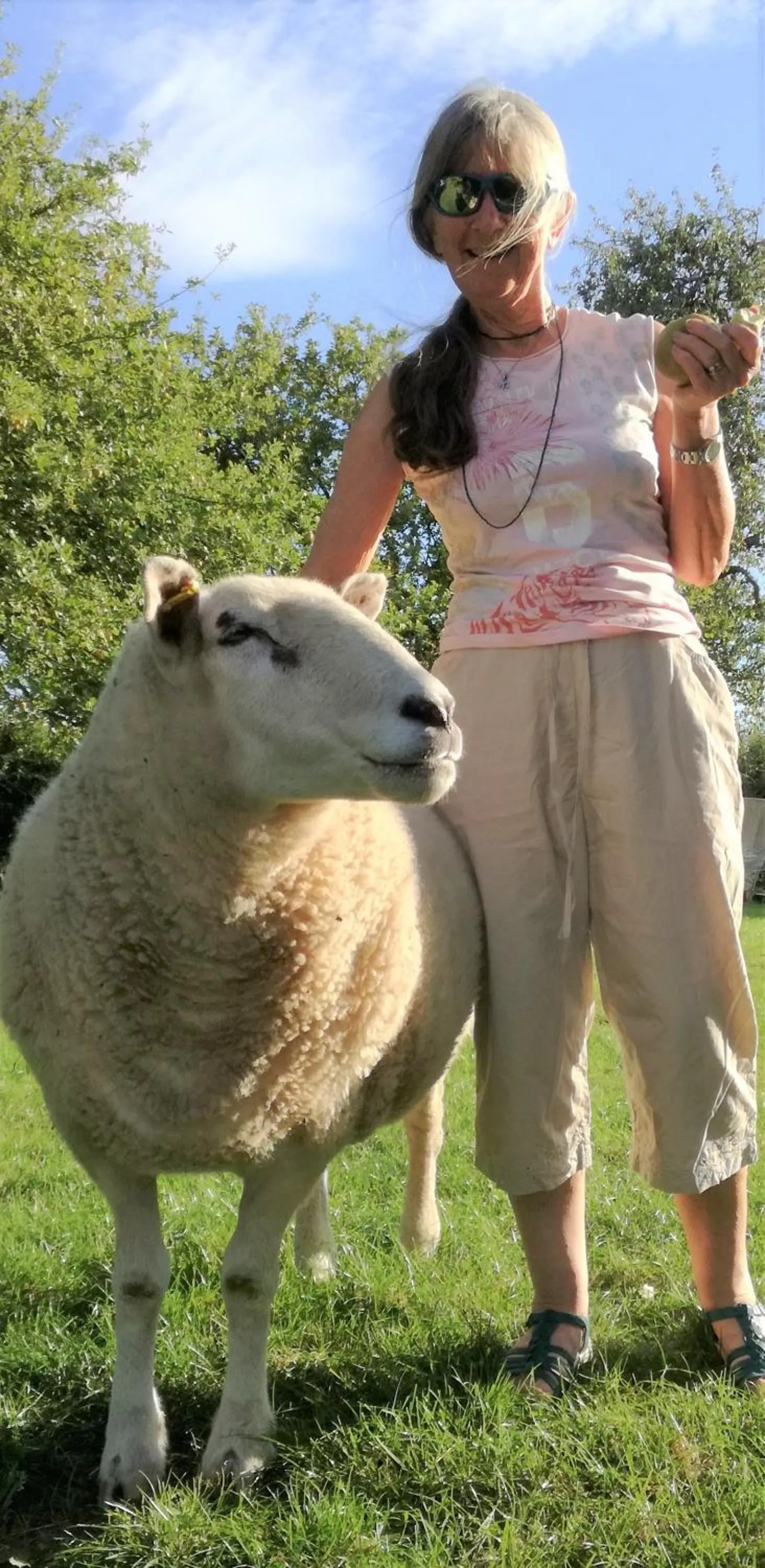 People in Brampton Dales Farm