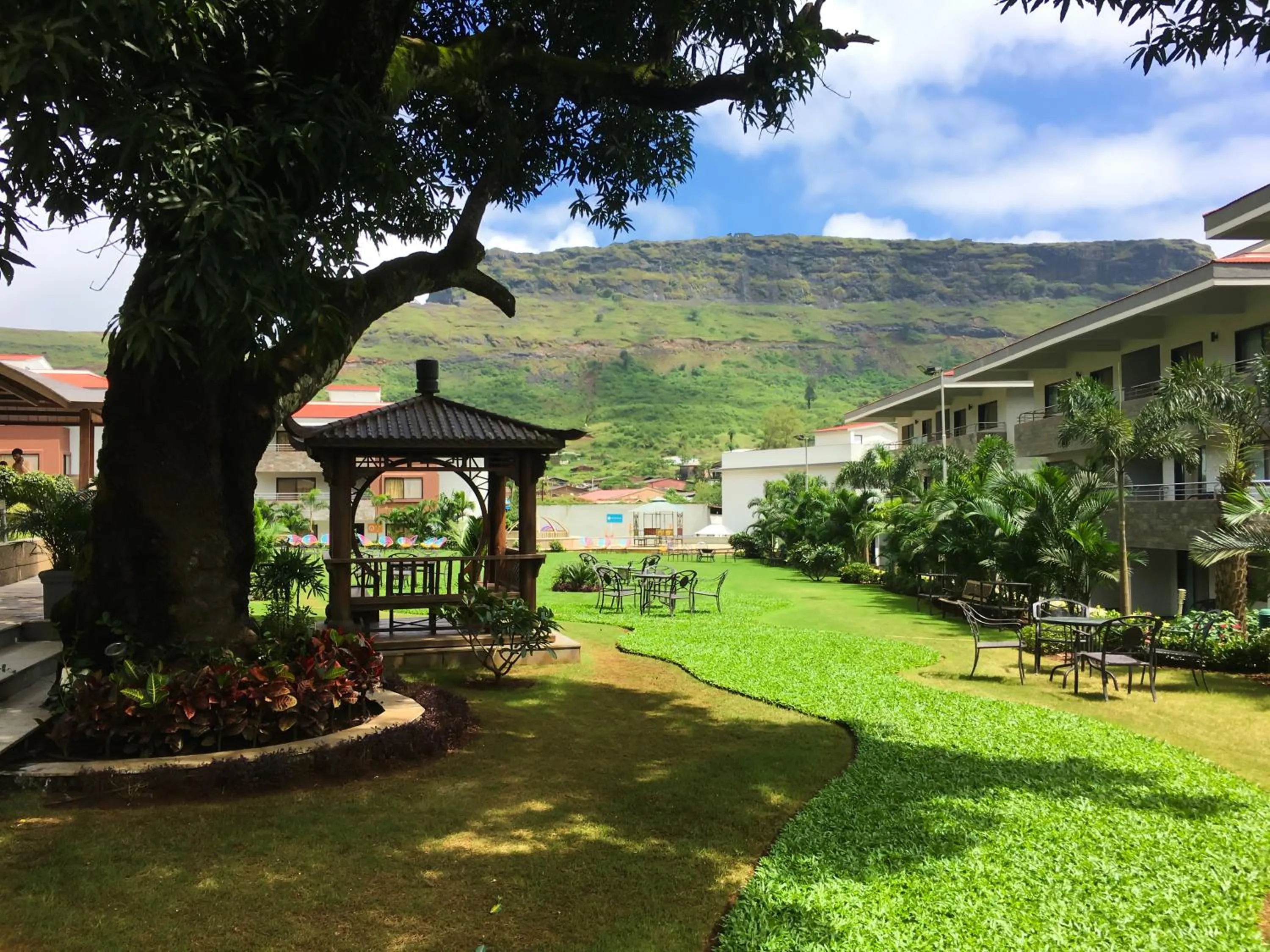 Garden in Club Mahindra Hatgad