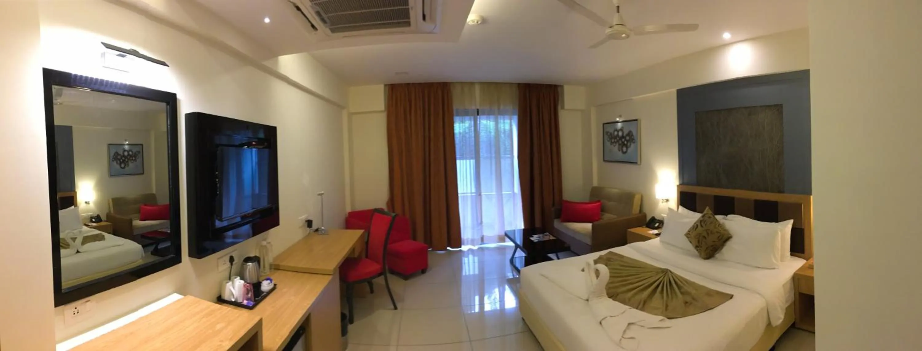 Bed in Club Mahindra Hatgad