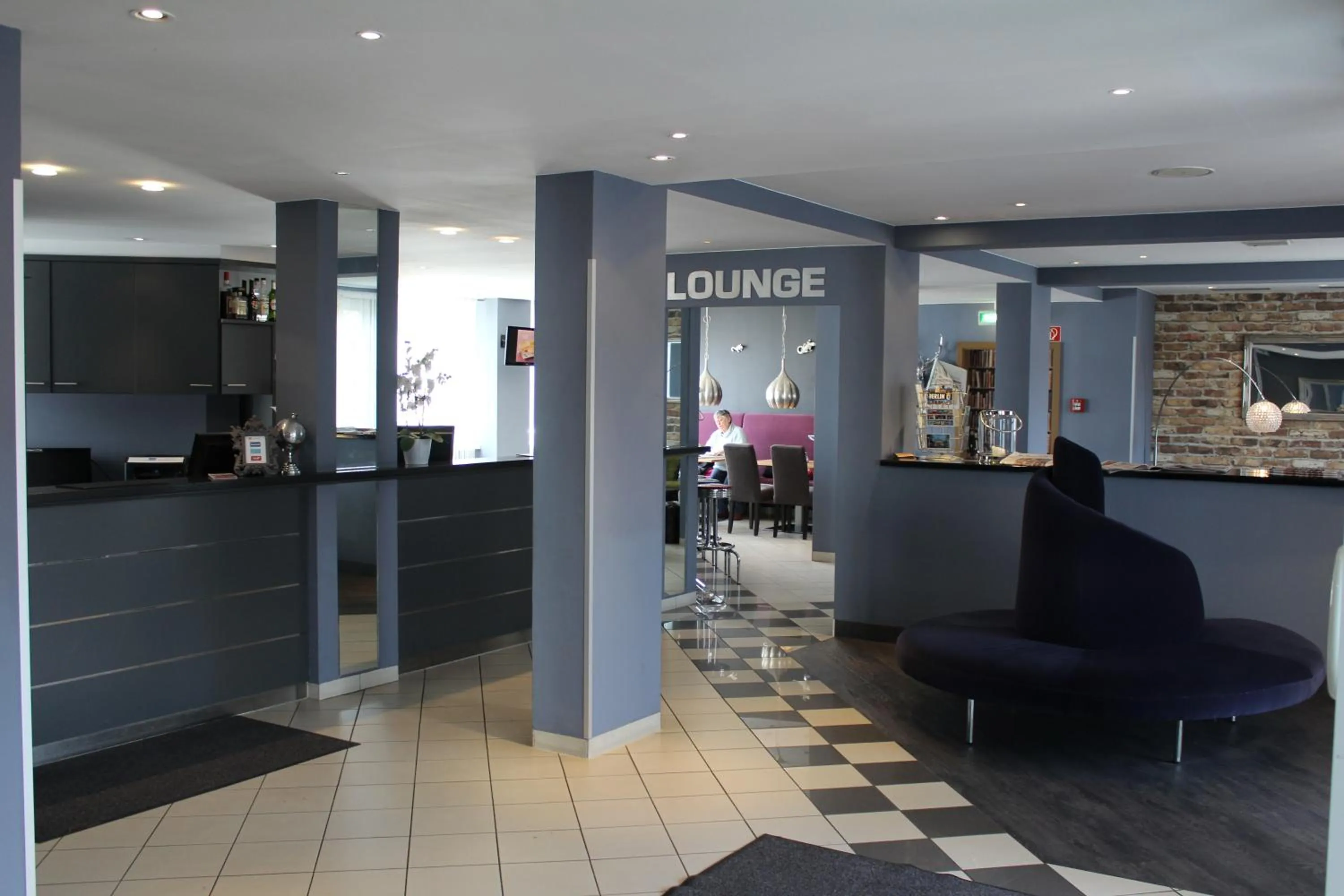 Lobby or reception in enjoy hostel Berlin City West