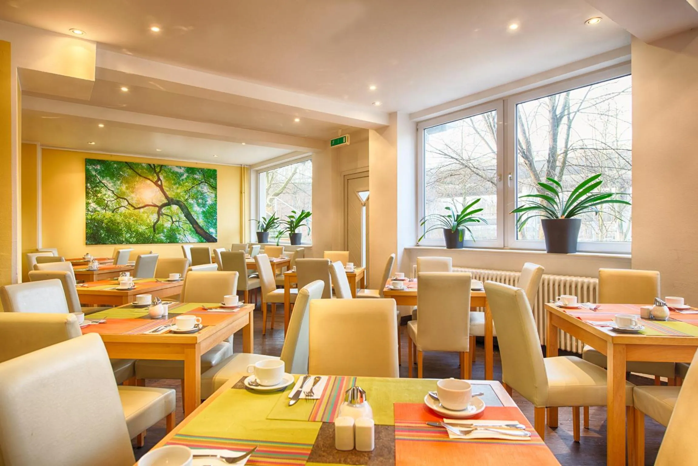 Buffet breakfast in enjoy hostel Berlin City West