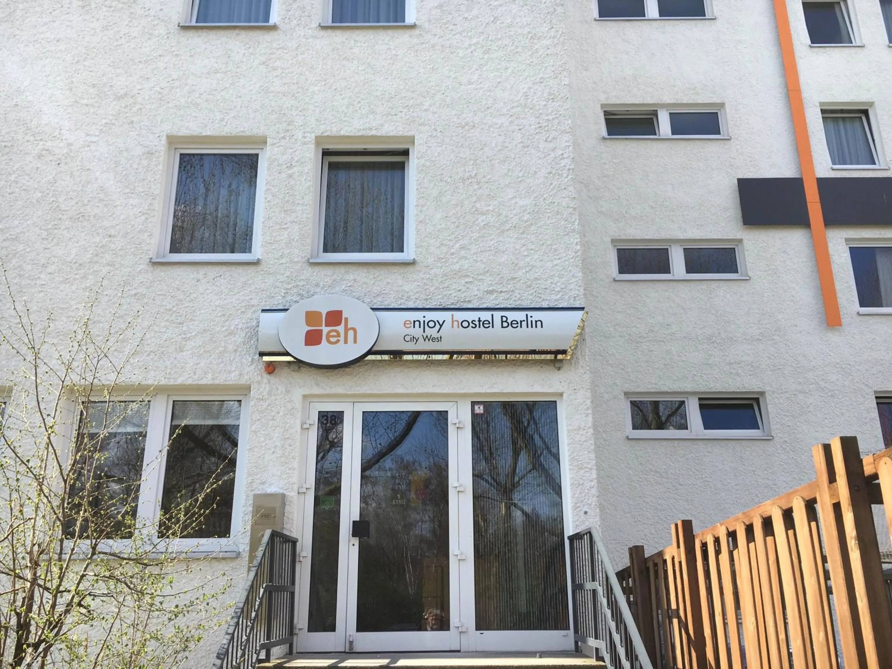 Property building in enjoy hostel Berlin City West