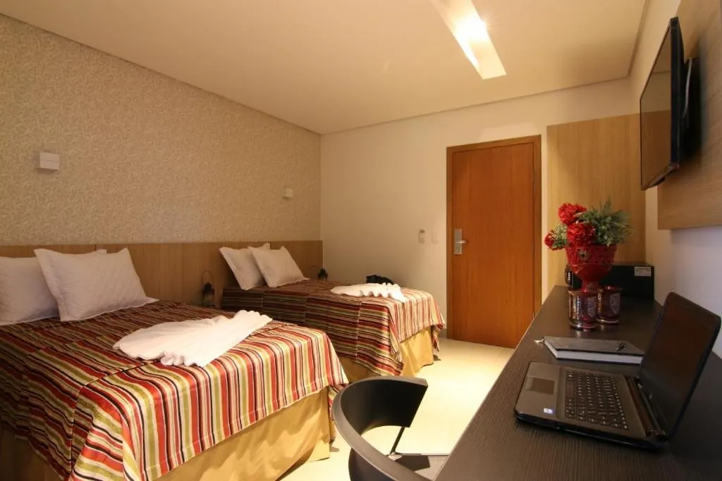 Bed in Tupyguá Brasil Hotel