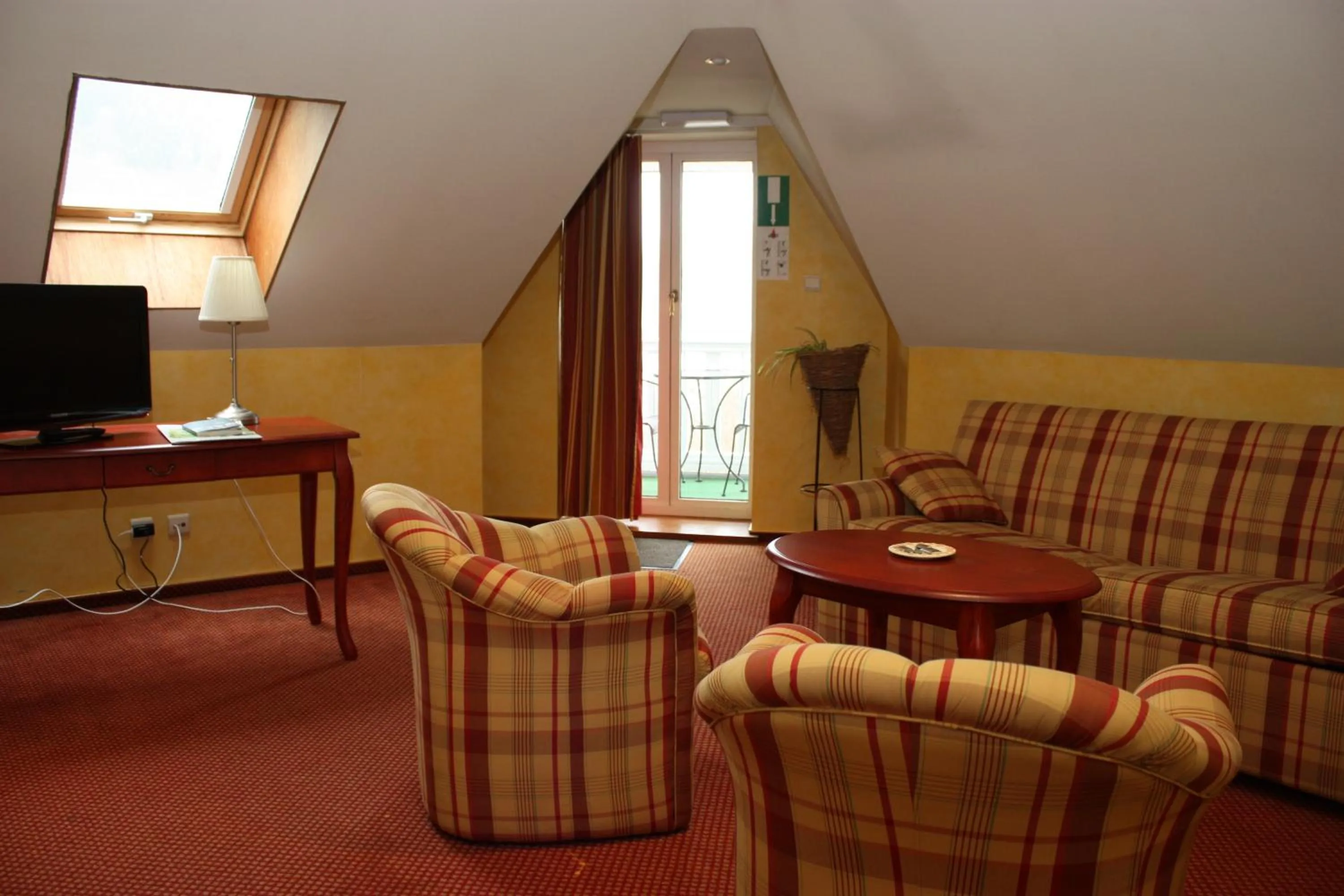 Seating area in Hotel La Ferronniere