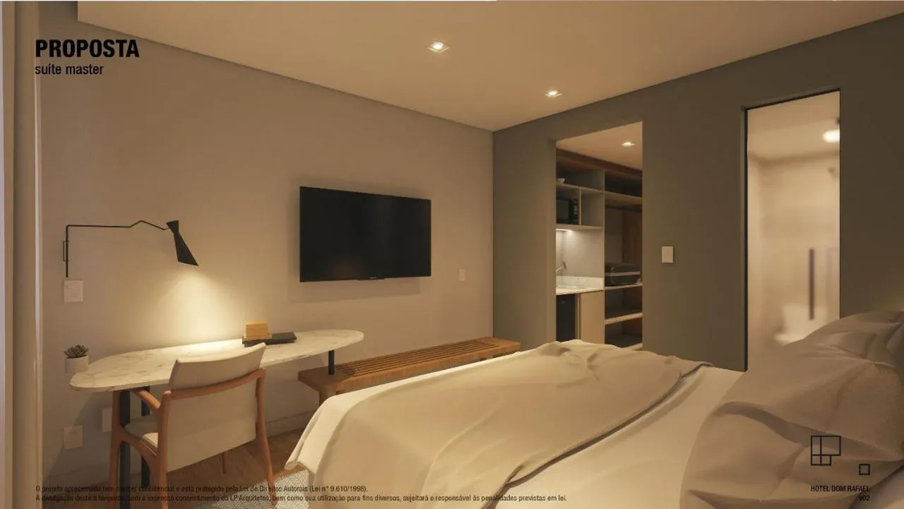 Bed in Hotel Dom Rafael Premium