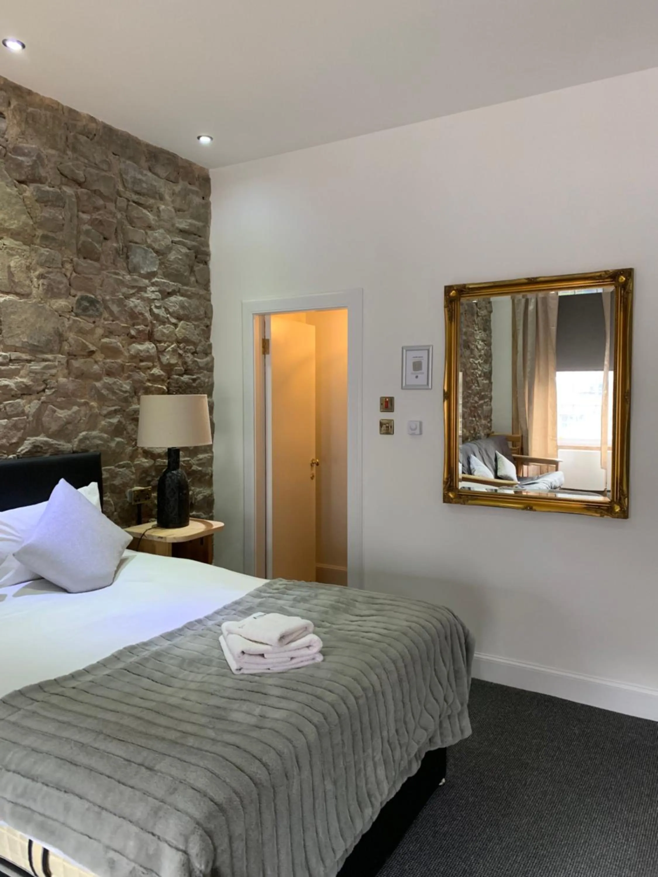 Bedroom, Bed in Royal Mile Suites by the Castle