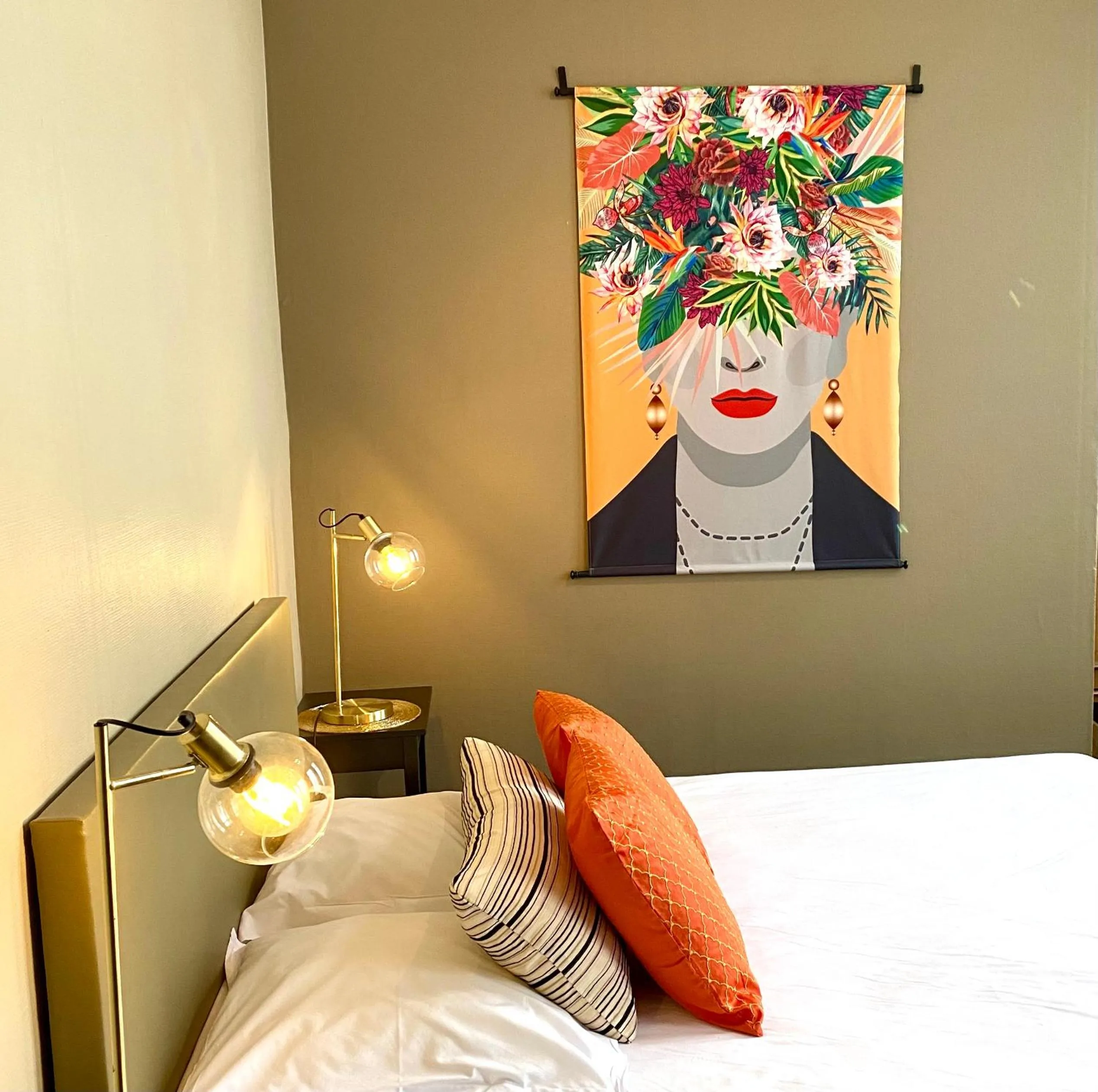 Bed in Logies Graaf Van Vlaanderen