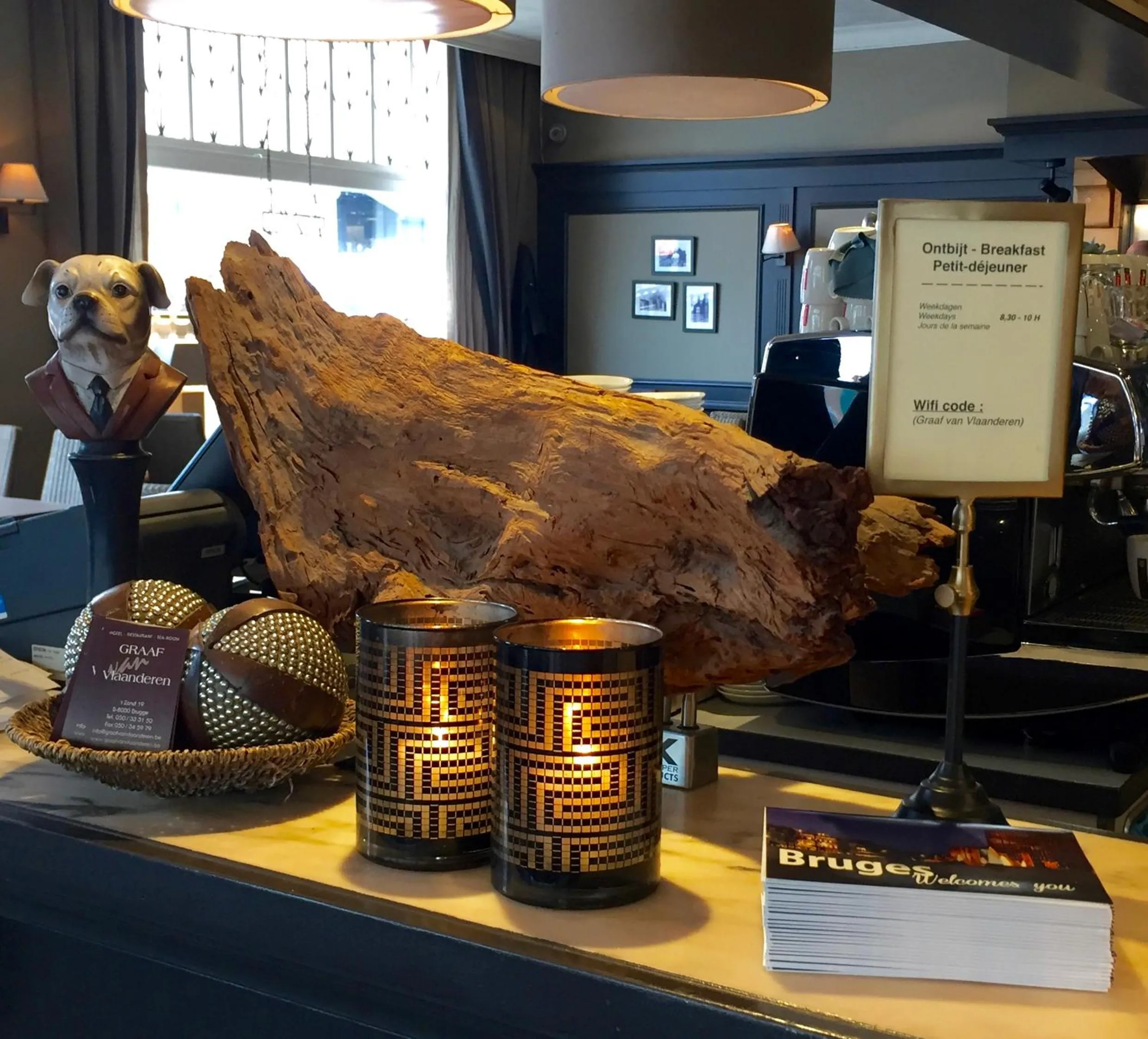 Lobby or reception in Logies Graaf Van Vlaanderen