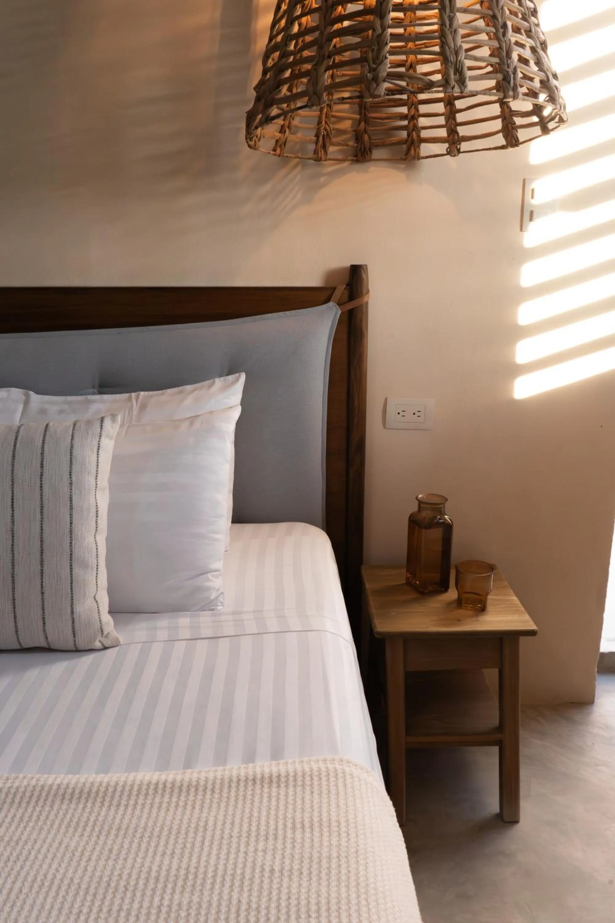 Bed in Hotel Siesta Holbox