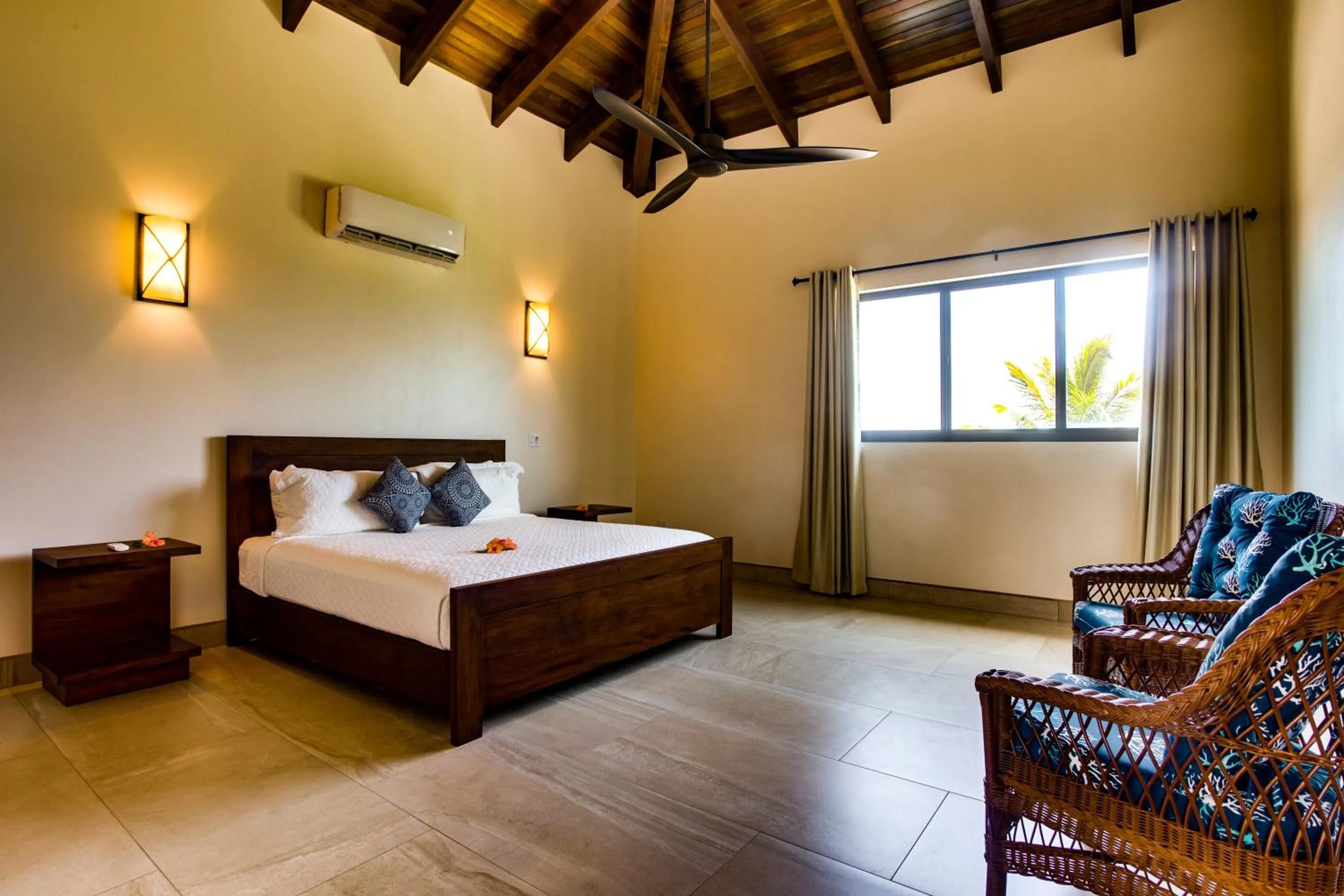 Bed in Naïa Resort and Spa