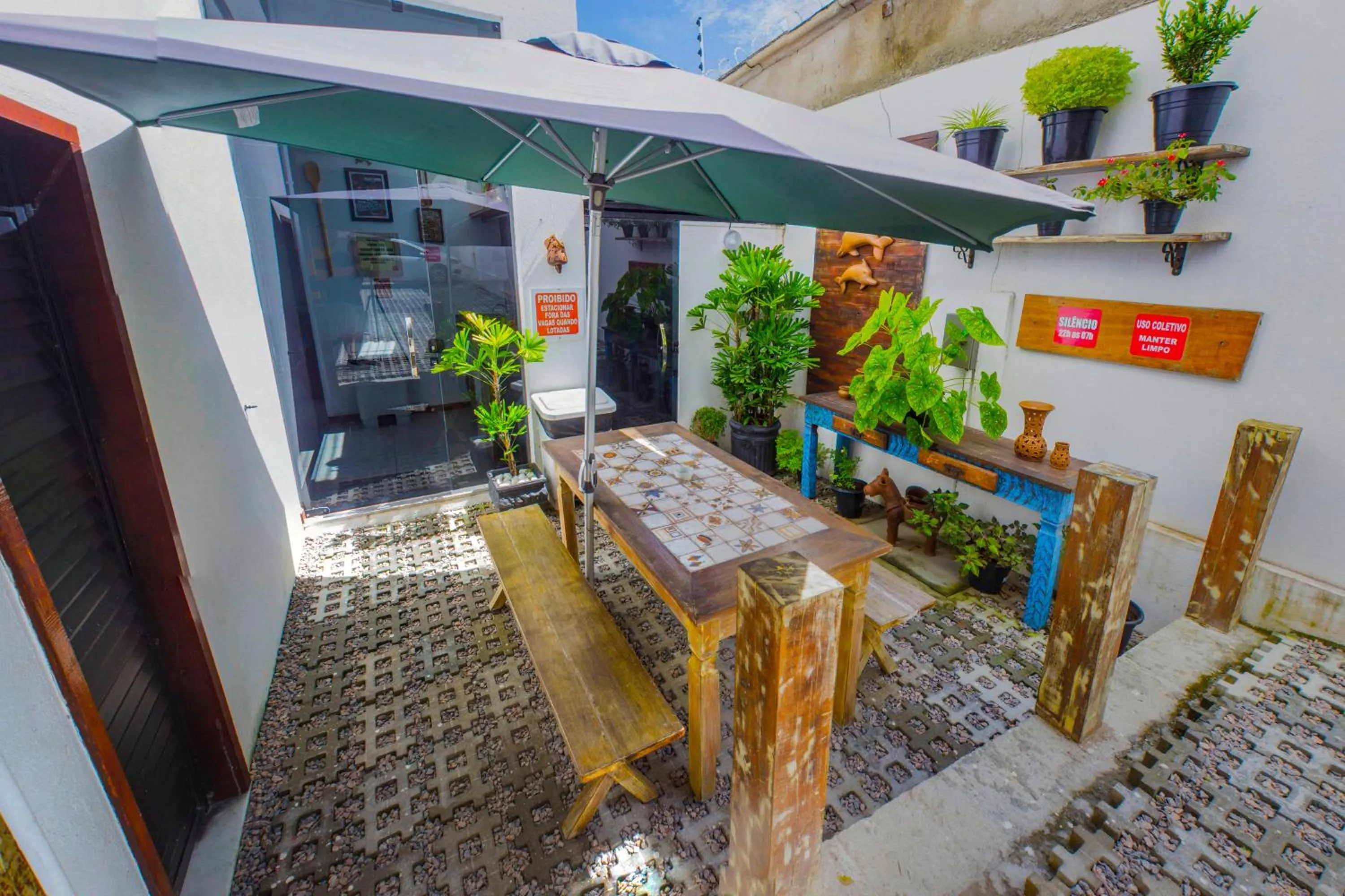 Patio in Economy Suites