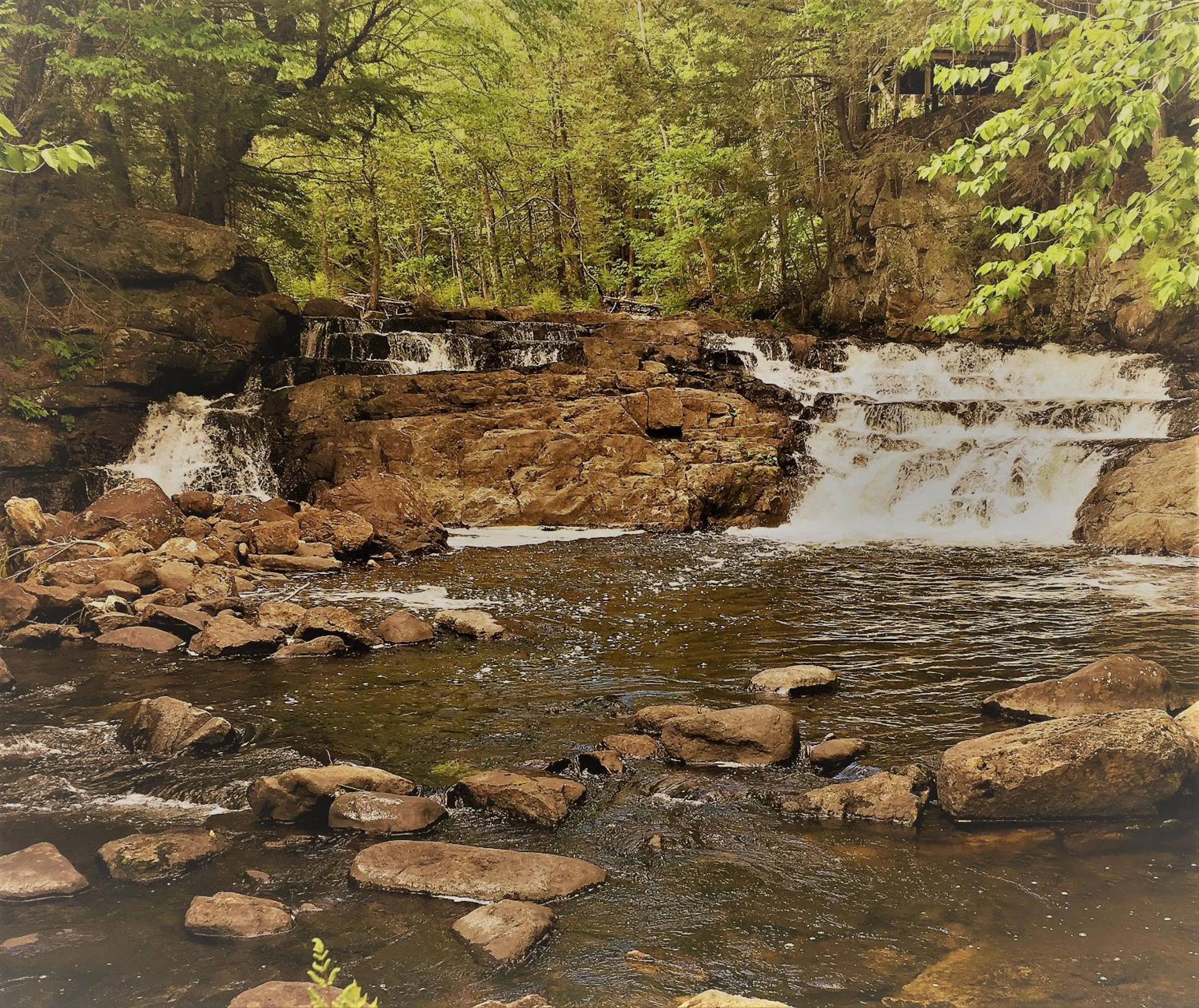 Aqua park in Auberge Clos-Joli