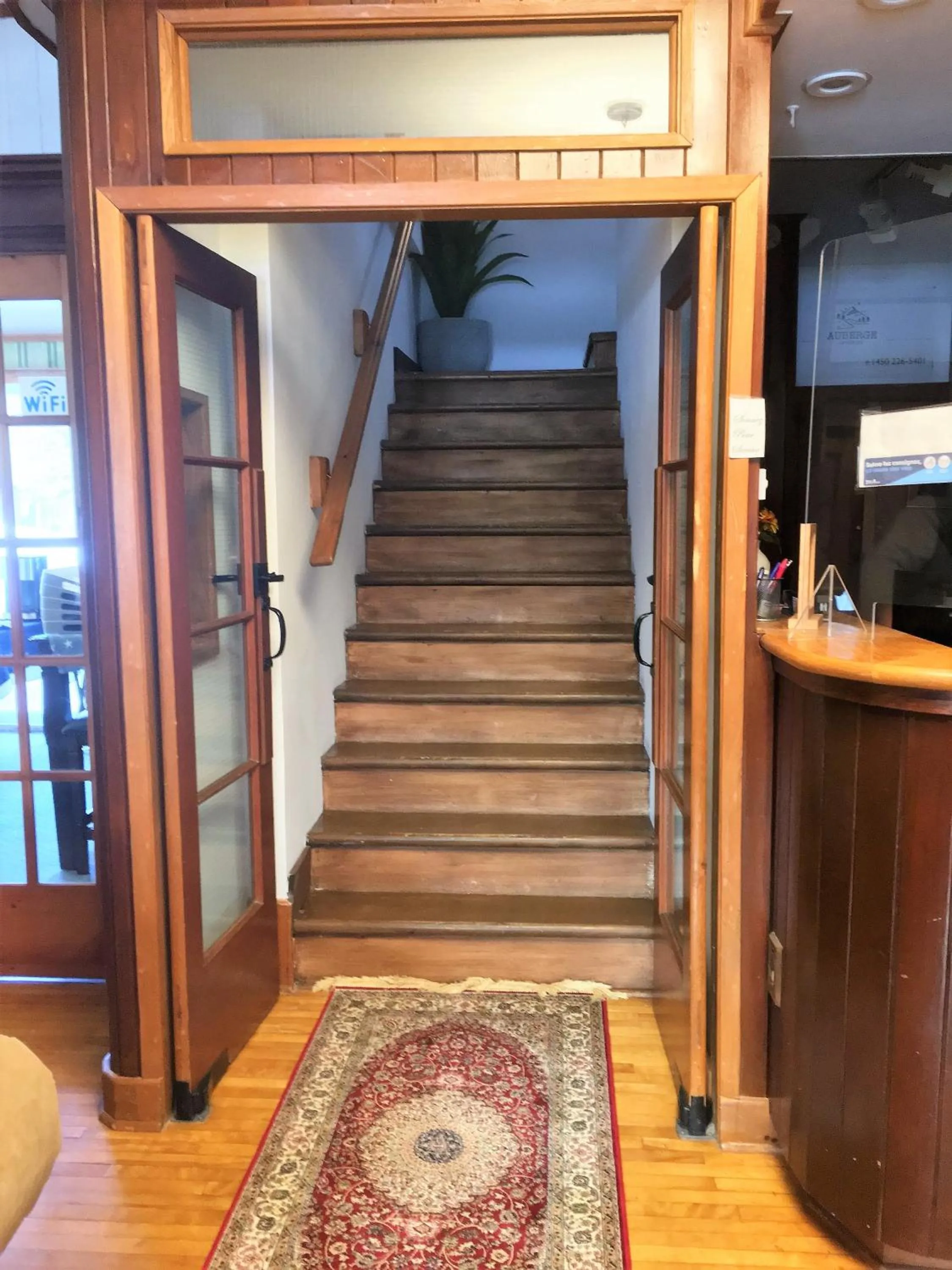 Lobby or reception in Auberge Clos-Joli