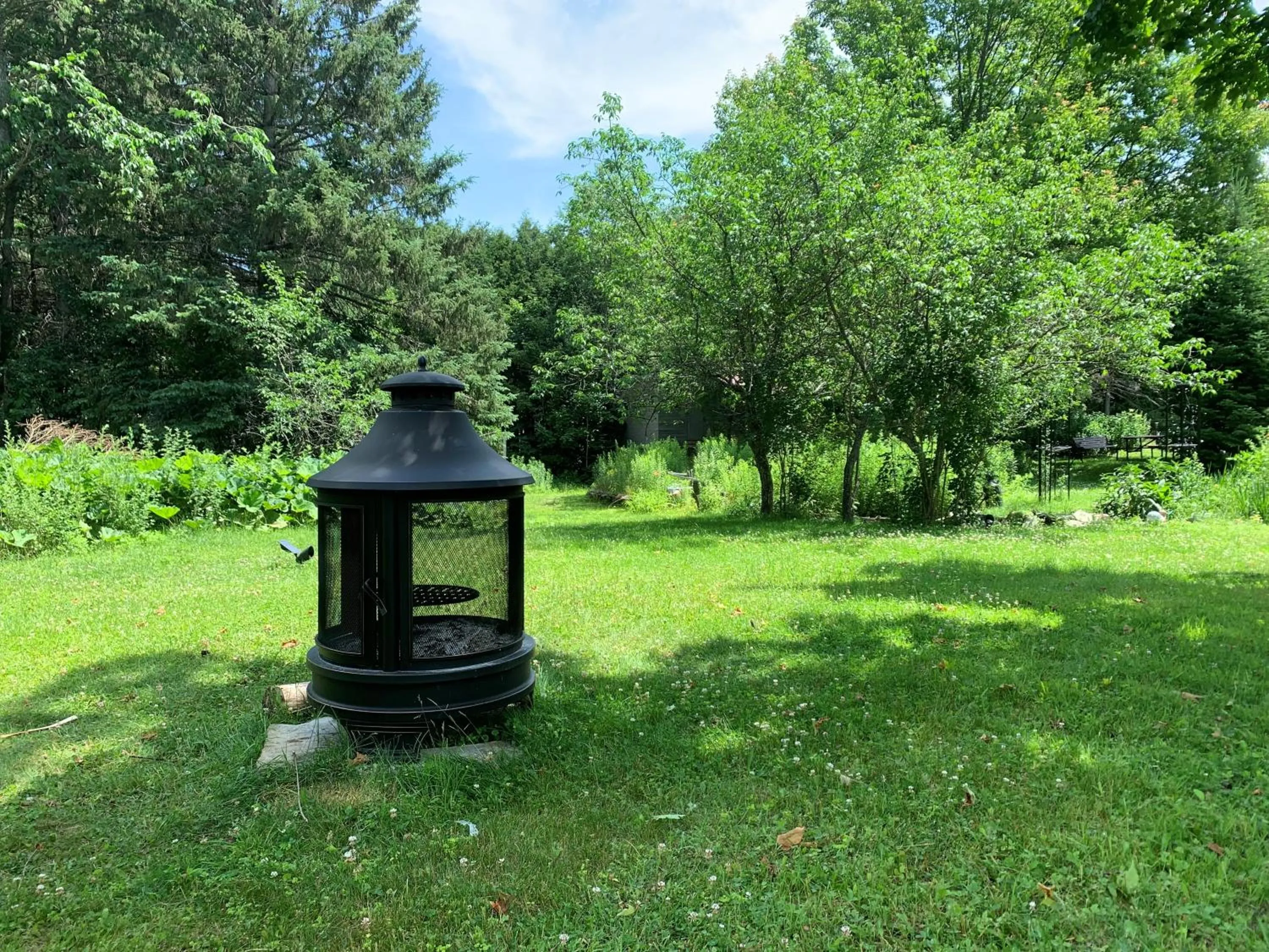 Garden in Auberge Clos-Joli