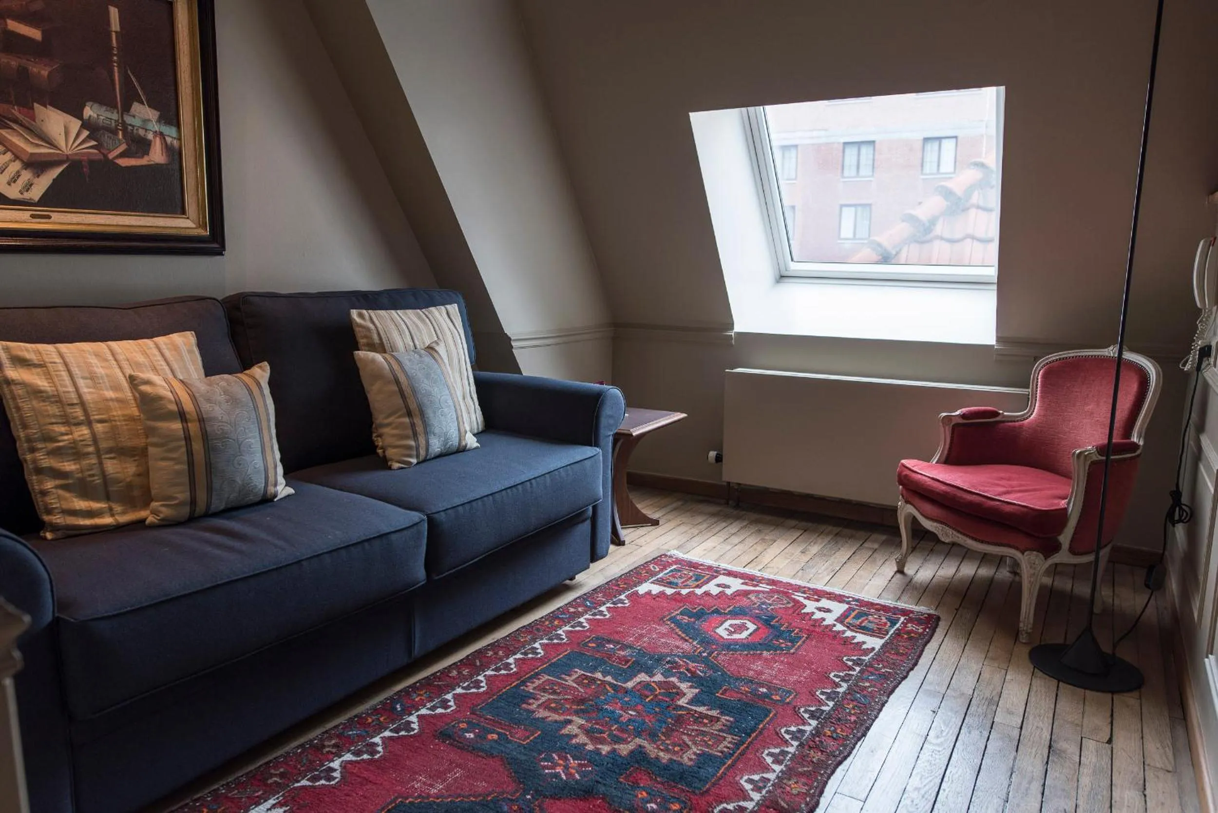 Seating area in Hotel le Dixseptieme