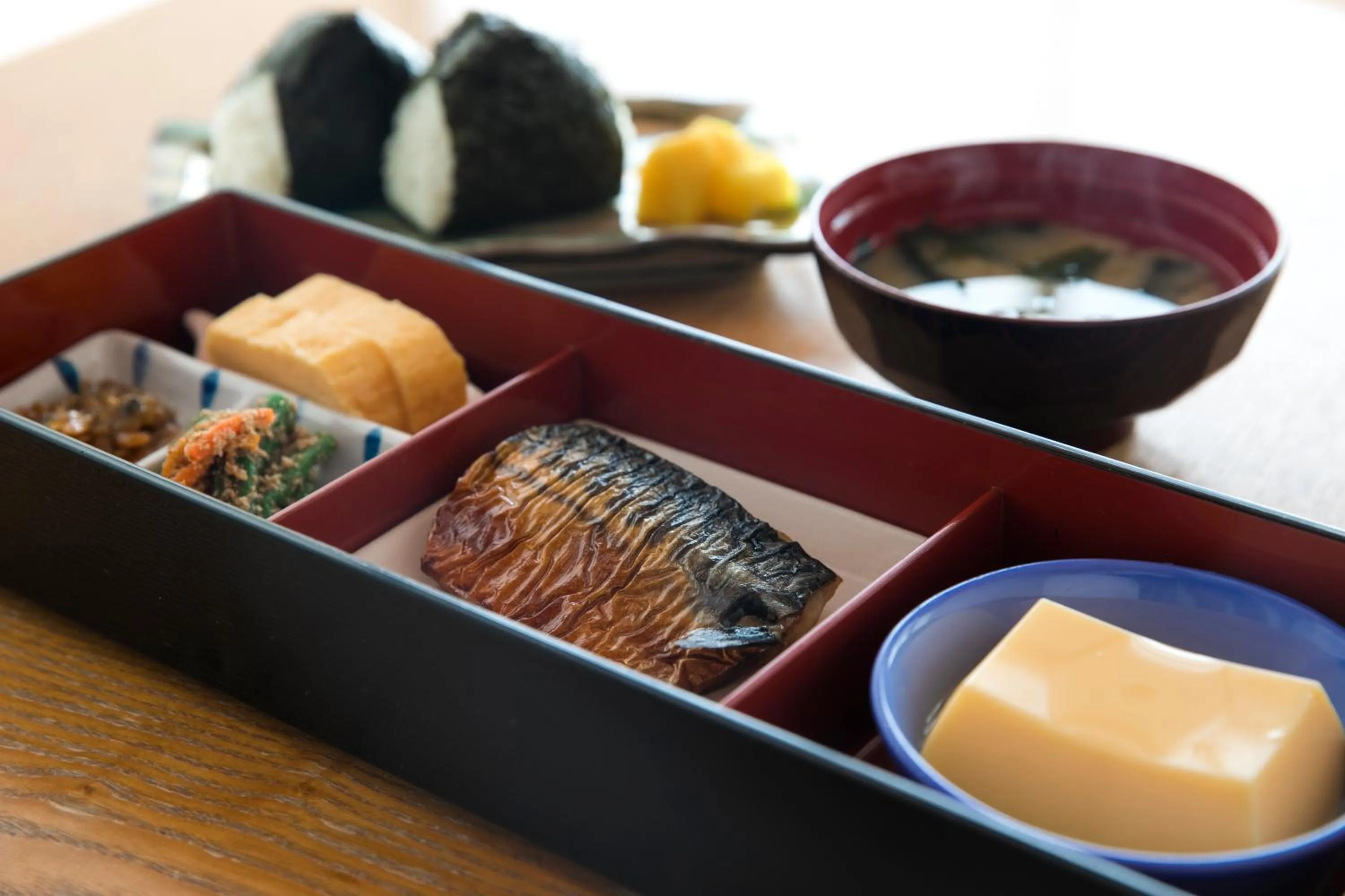 Asian breakfast in Sundance Resort Onjuku