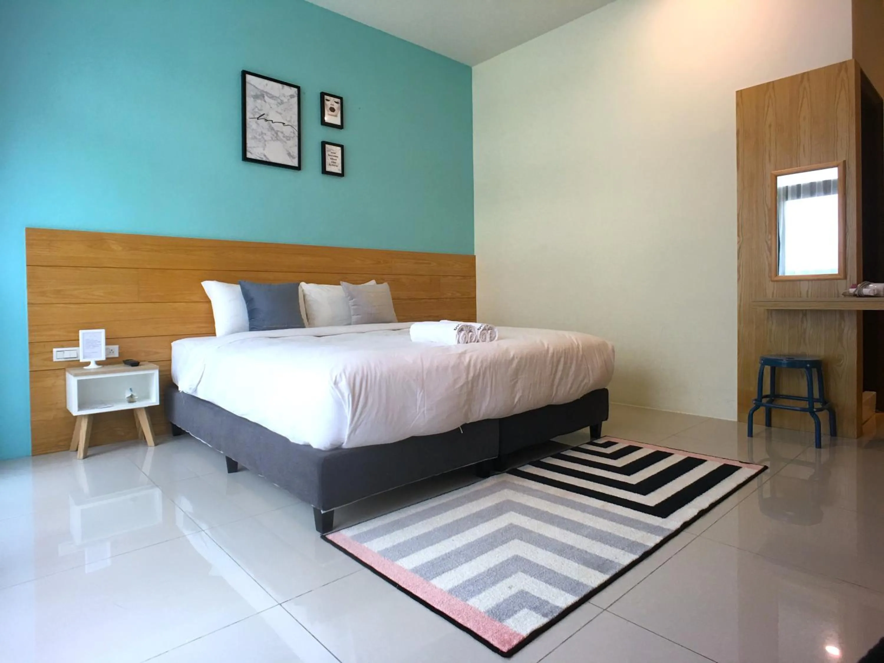 Bed in Kenting Dio Inn