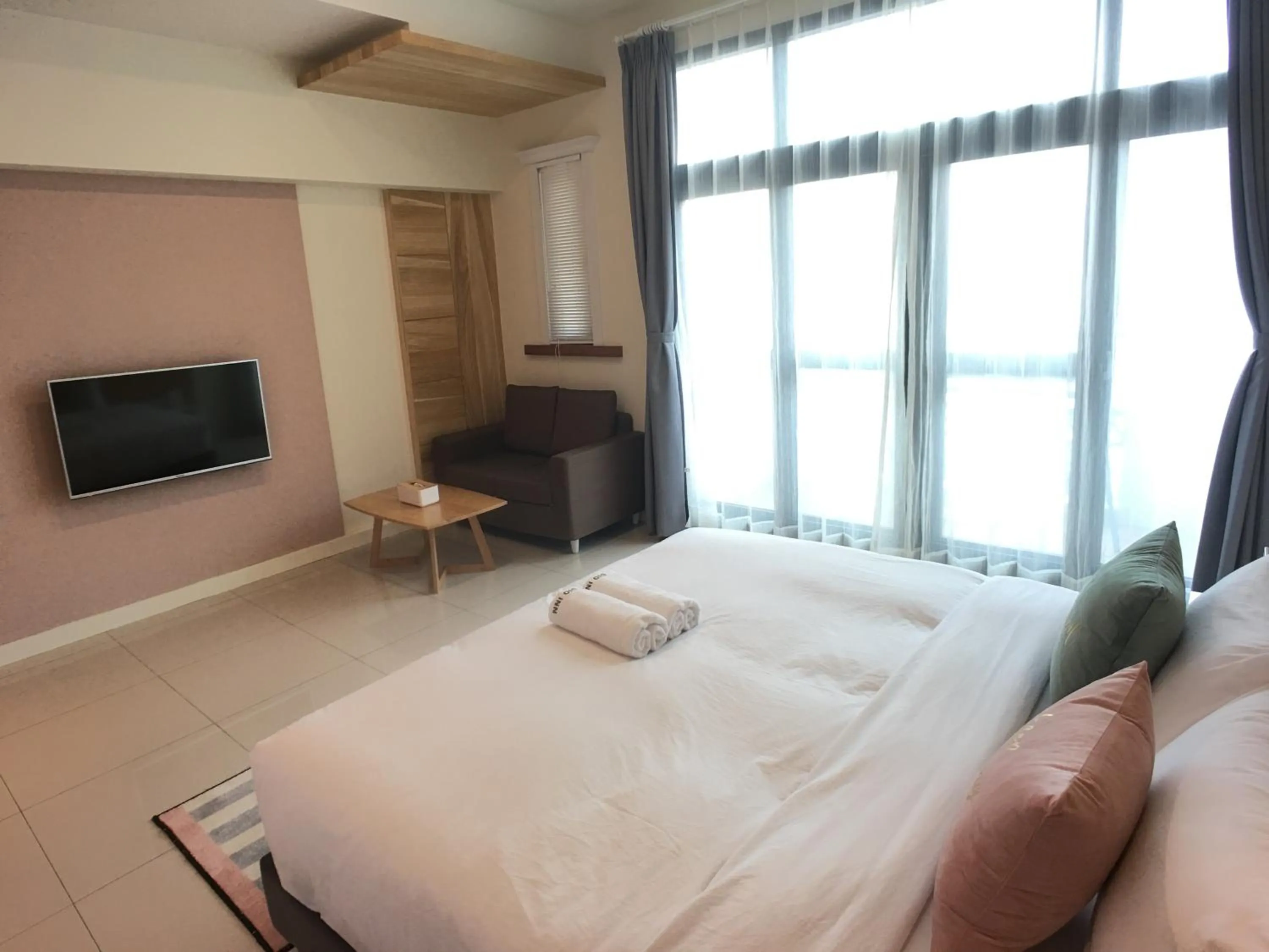 Bed in Kenting Dio Inn