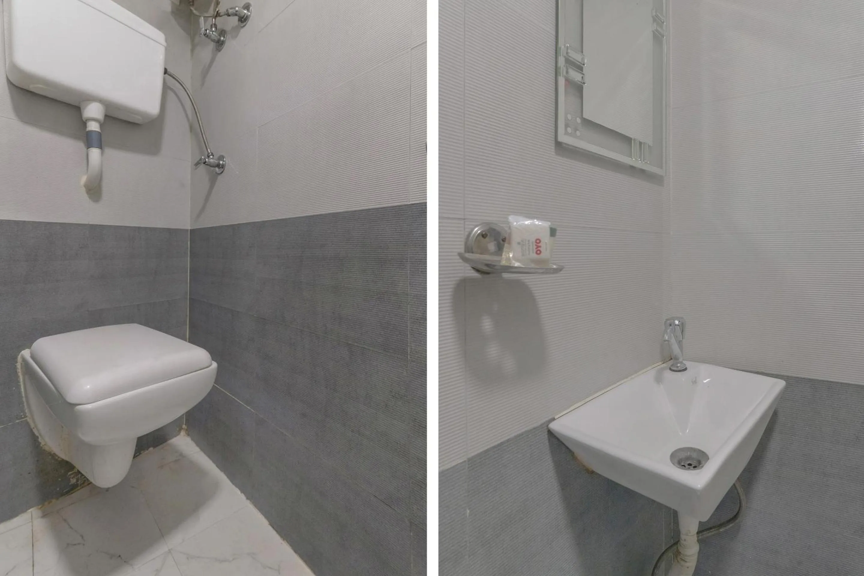 Bathroom in Hotel O by OYO Ak Palace Near Chhatrapati Shivaji International Airport