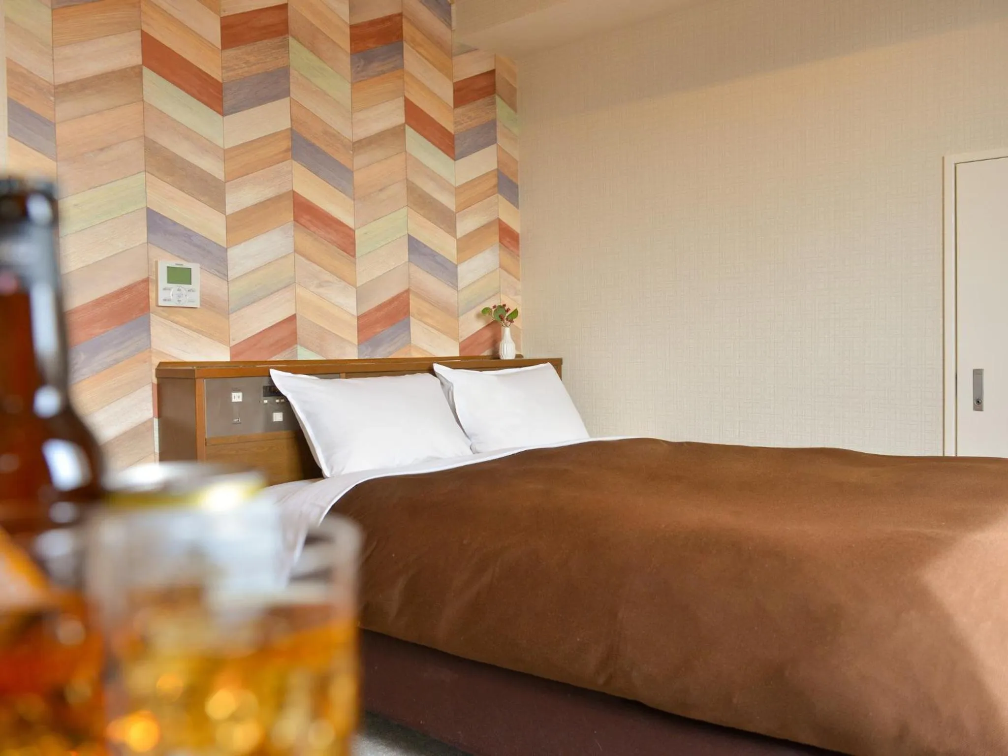 Bed in Hotel New Gaea Ube