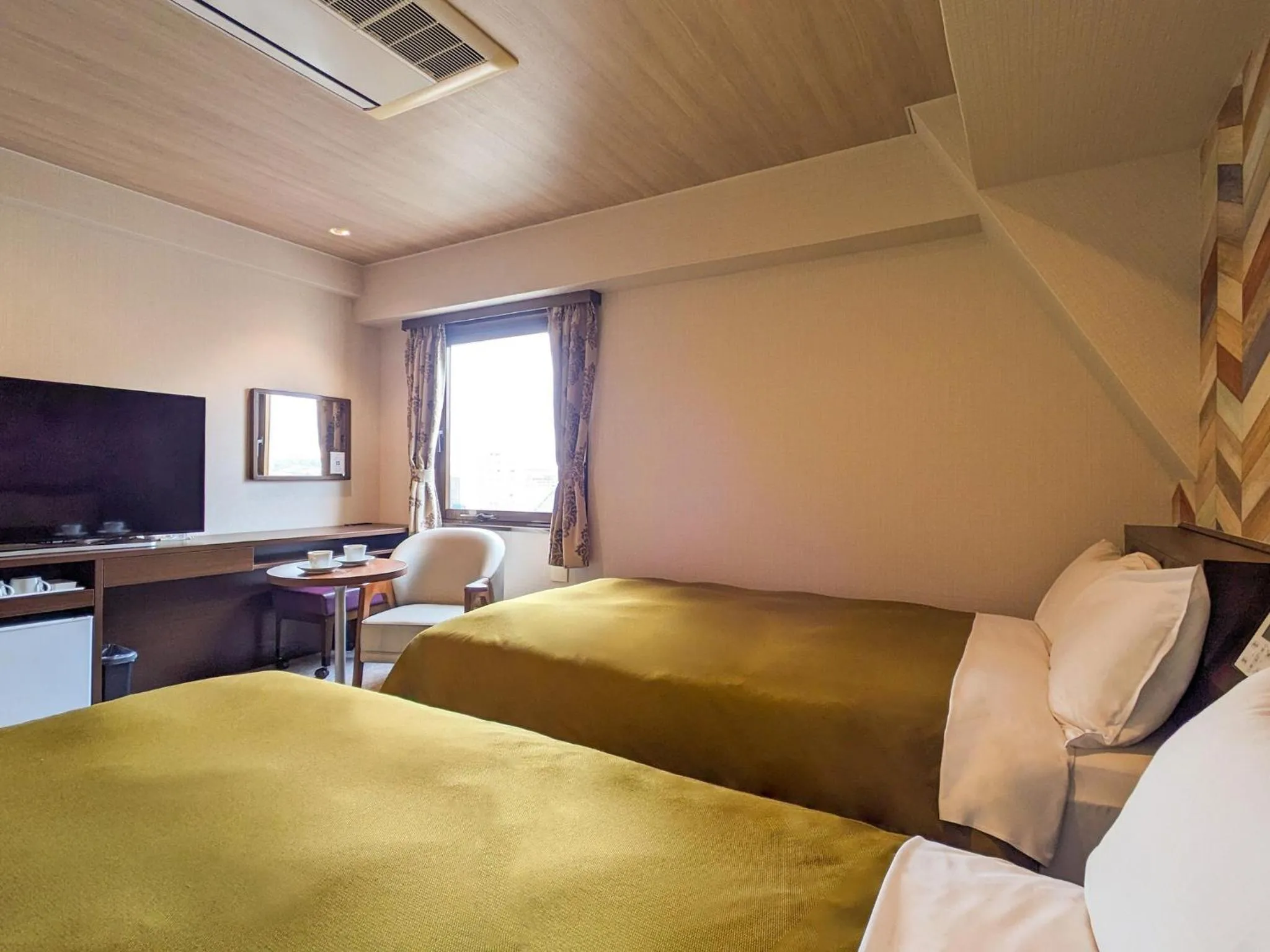 Bedroom, Bed in Hotel New Gaea Ube