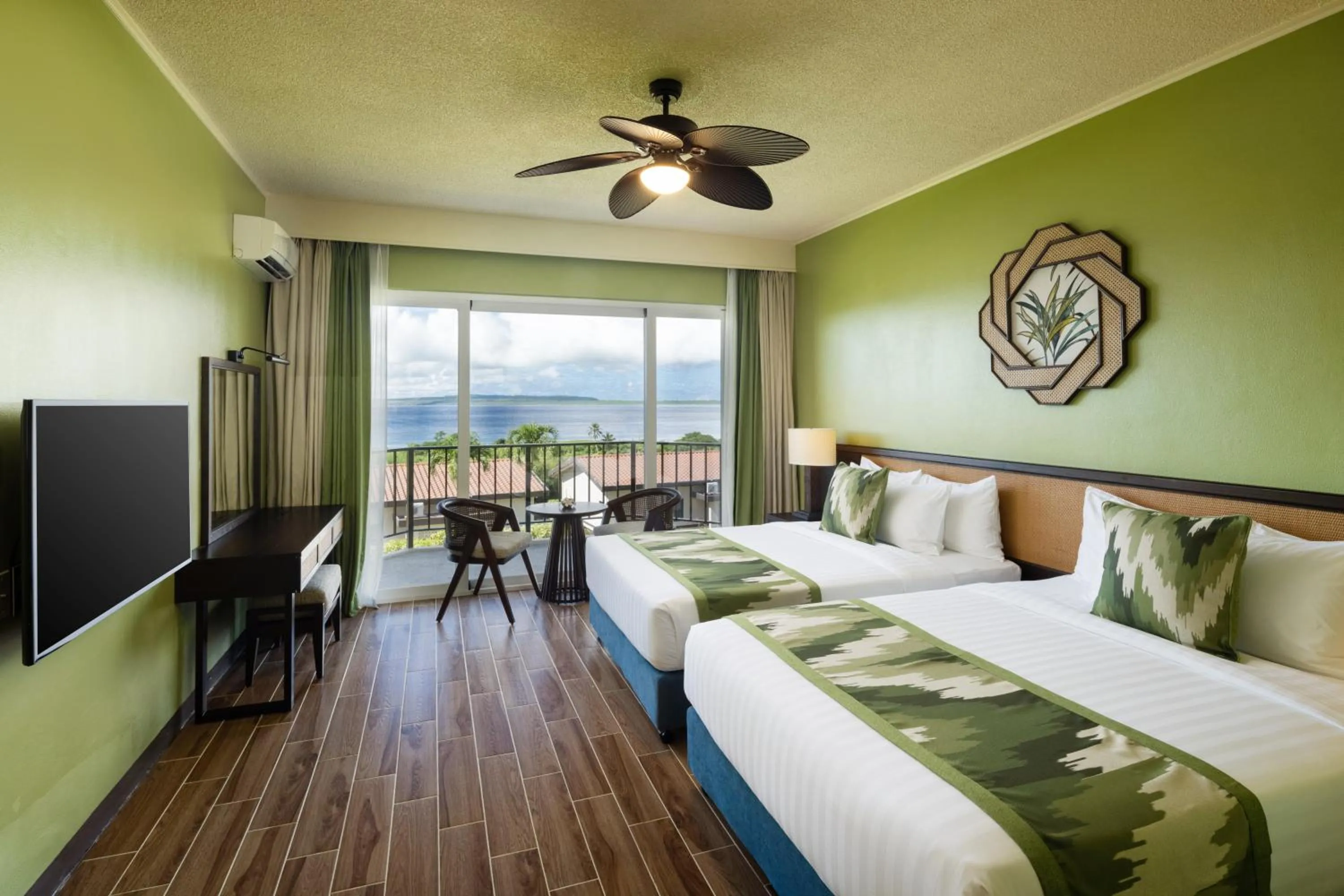 Decorative detail, Bed in Coral Ocean Resort