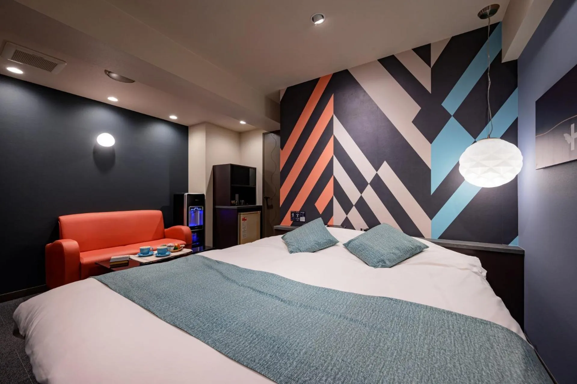 Bed in Hotel WILL BASE 鶴見