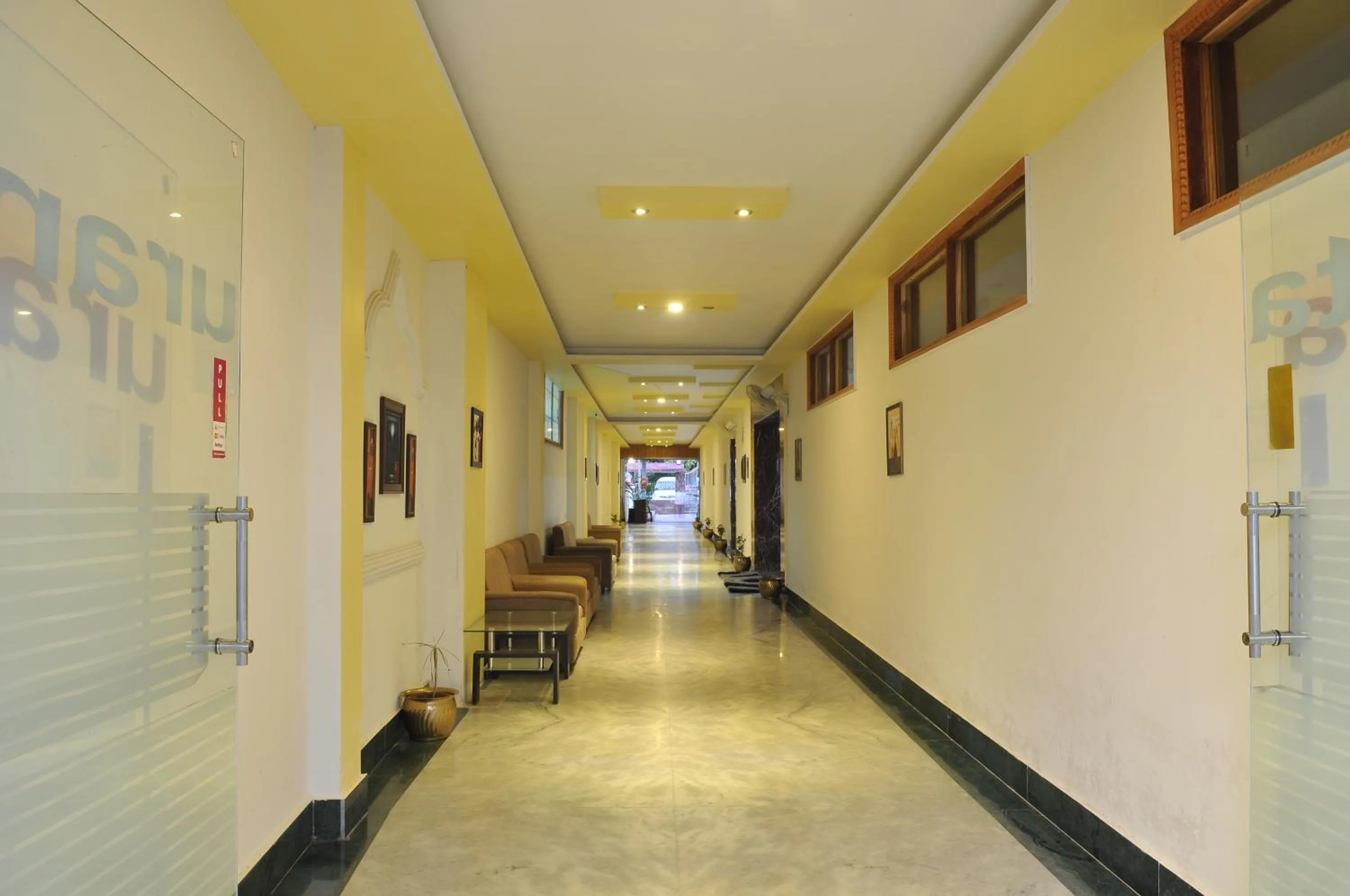 Lobby or reception in New Hotel Shiva