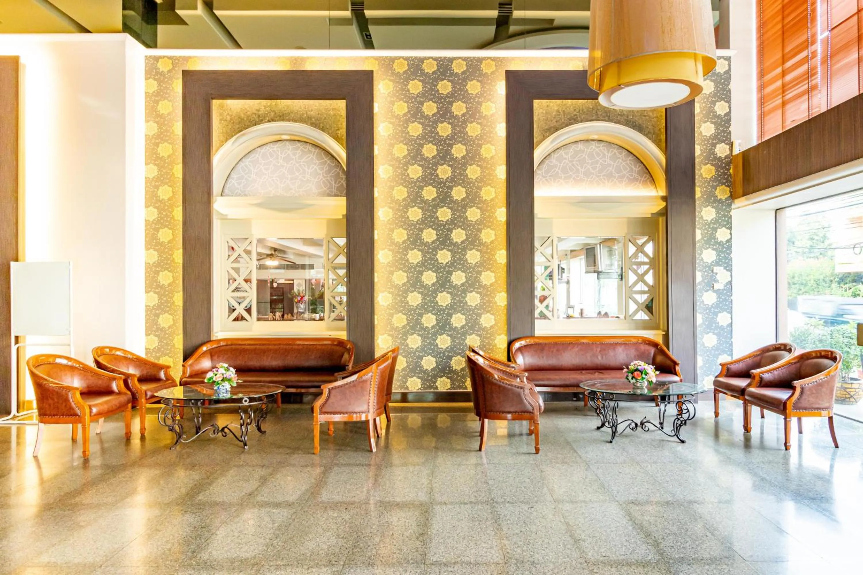 Seating area in Viva Hotel Songkhla