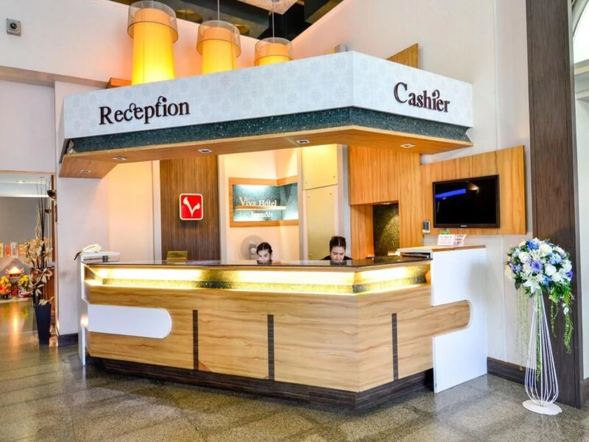 Lobby or reception in Viva Hotel Songkhla